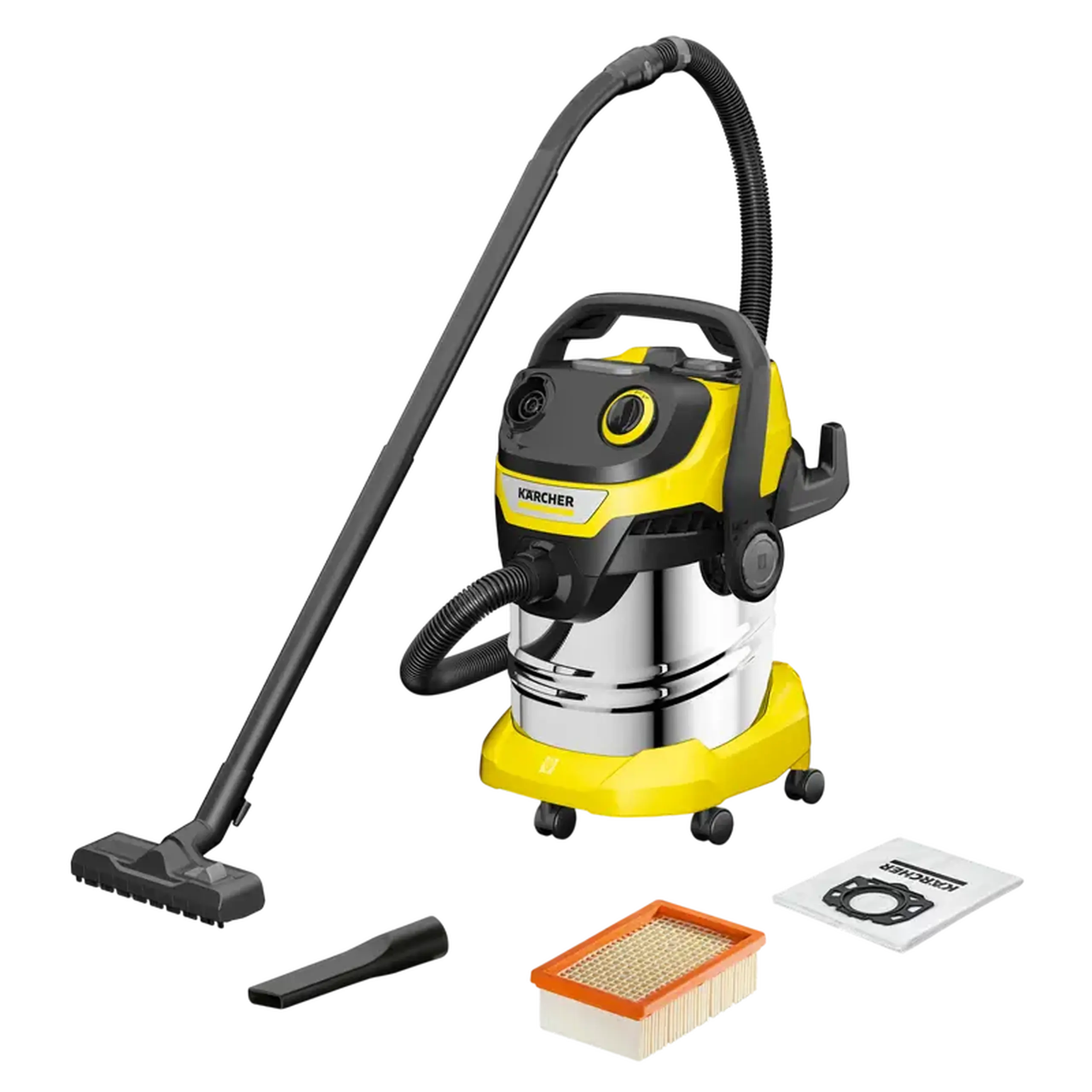 Aspirator Karcher 1.628-350.0 WD 5 S V-25/5/22, Galben