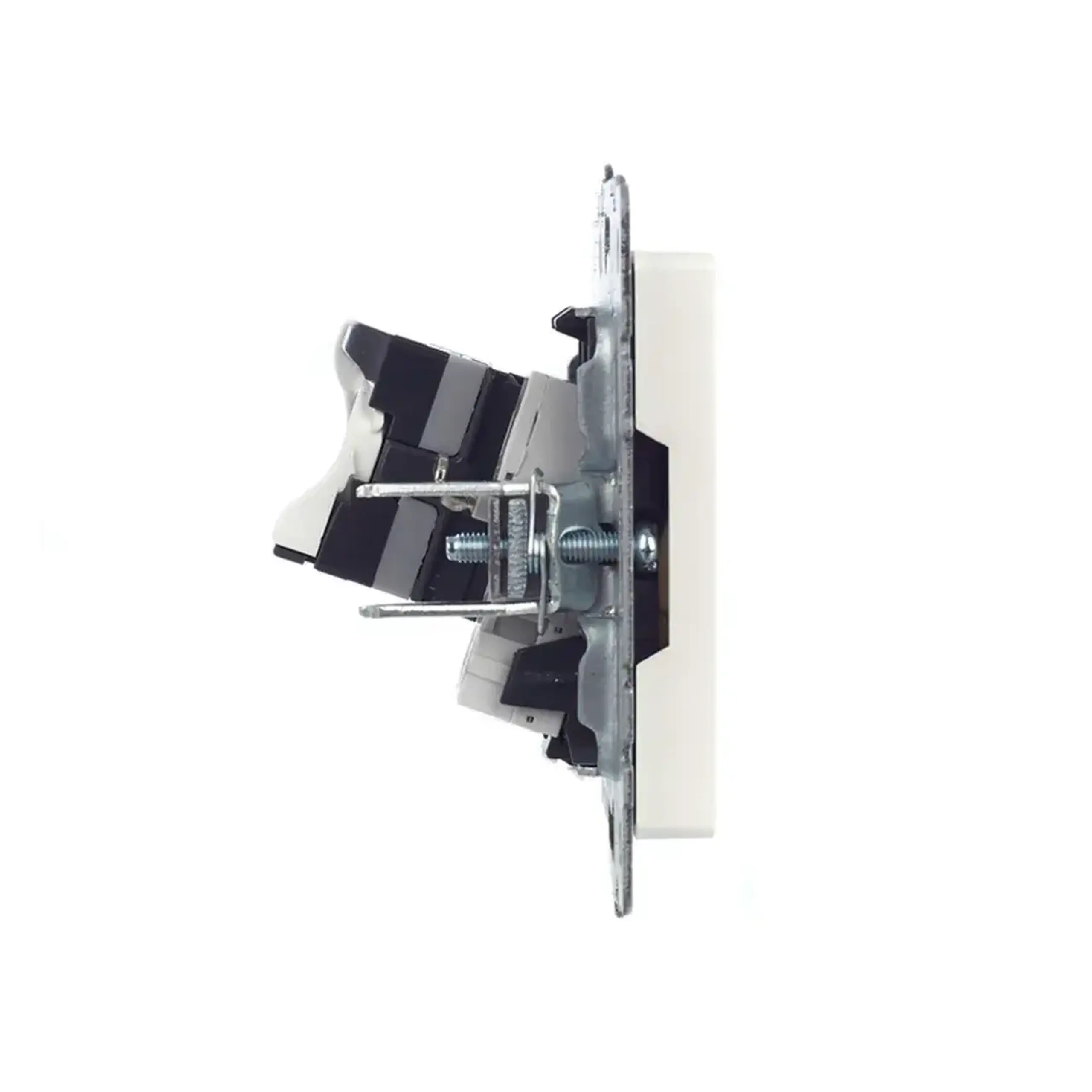 Priză de date BRITE Perlă IEK - Tip RJ11 + RJ45 Cat5E