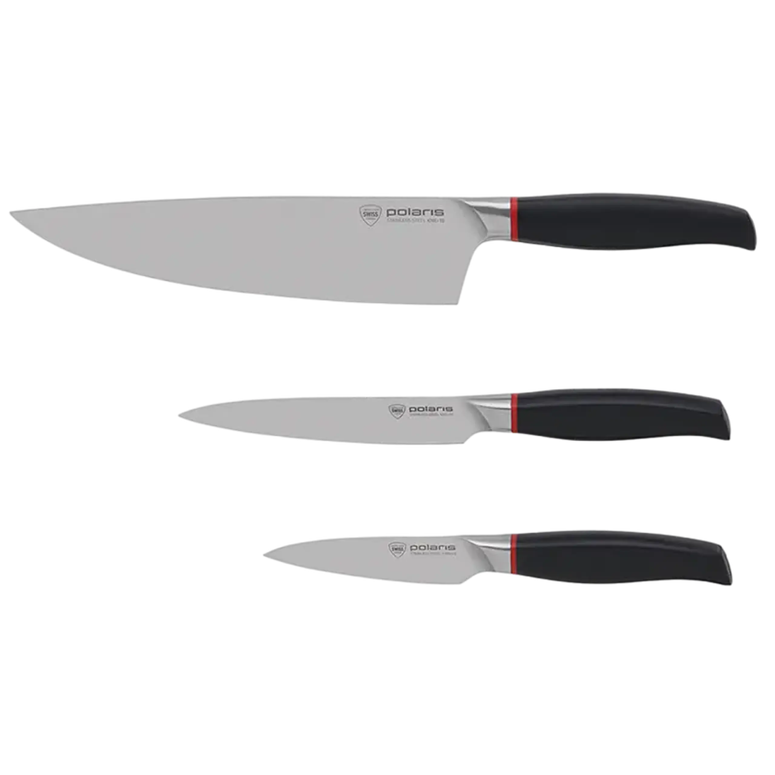 Set de Cuțite Polaris PRO collection-3SS, Negru
