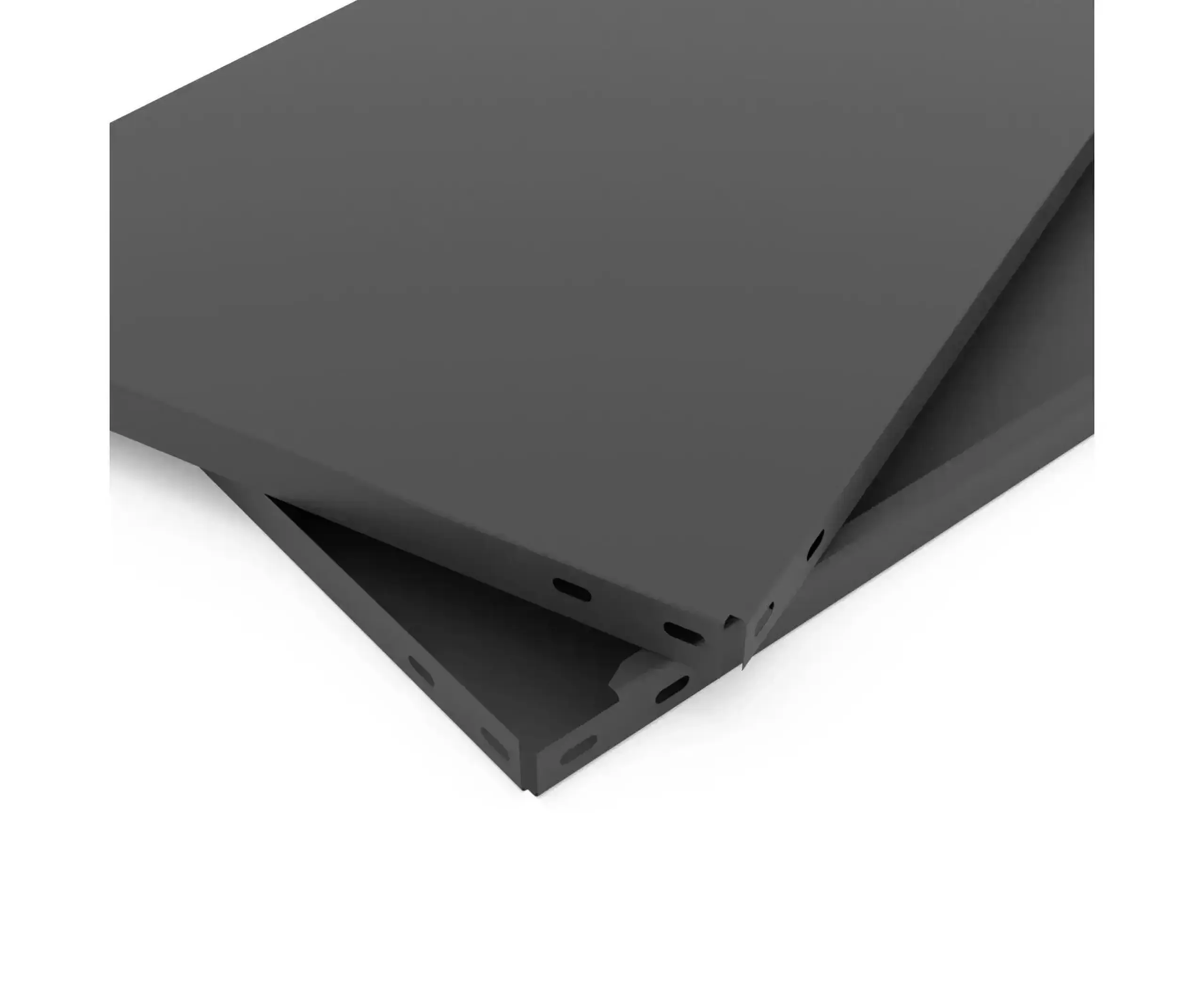 Raft metalic de depozitare cu suruburi Nex Elegant 1840x950x440 mm, 5 rafturi metal, antracit