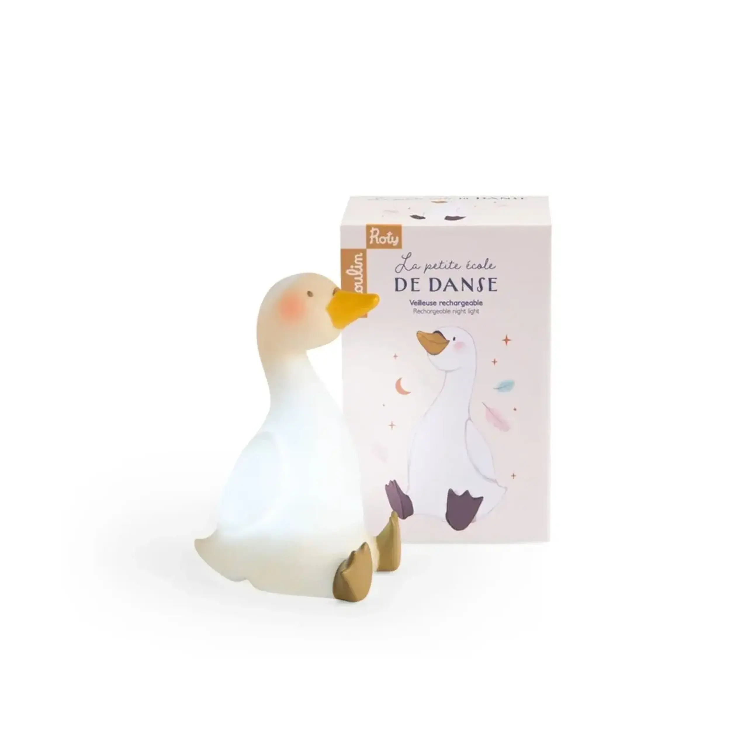 Lampă de veghe portabilă lebădă, La Petite École de Danse — Moulin Roty