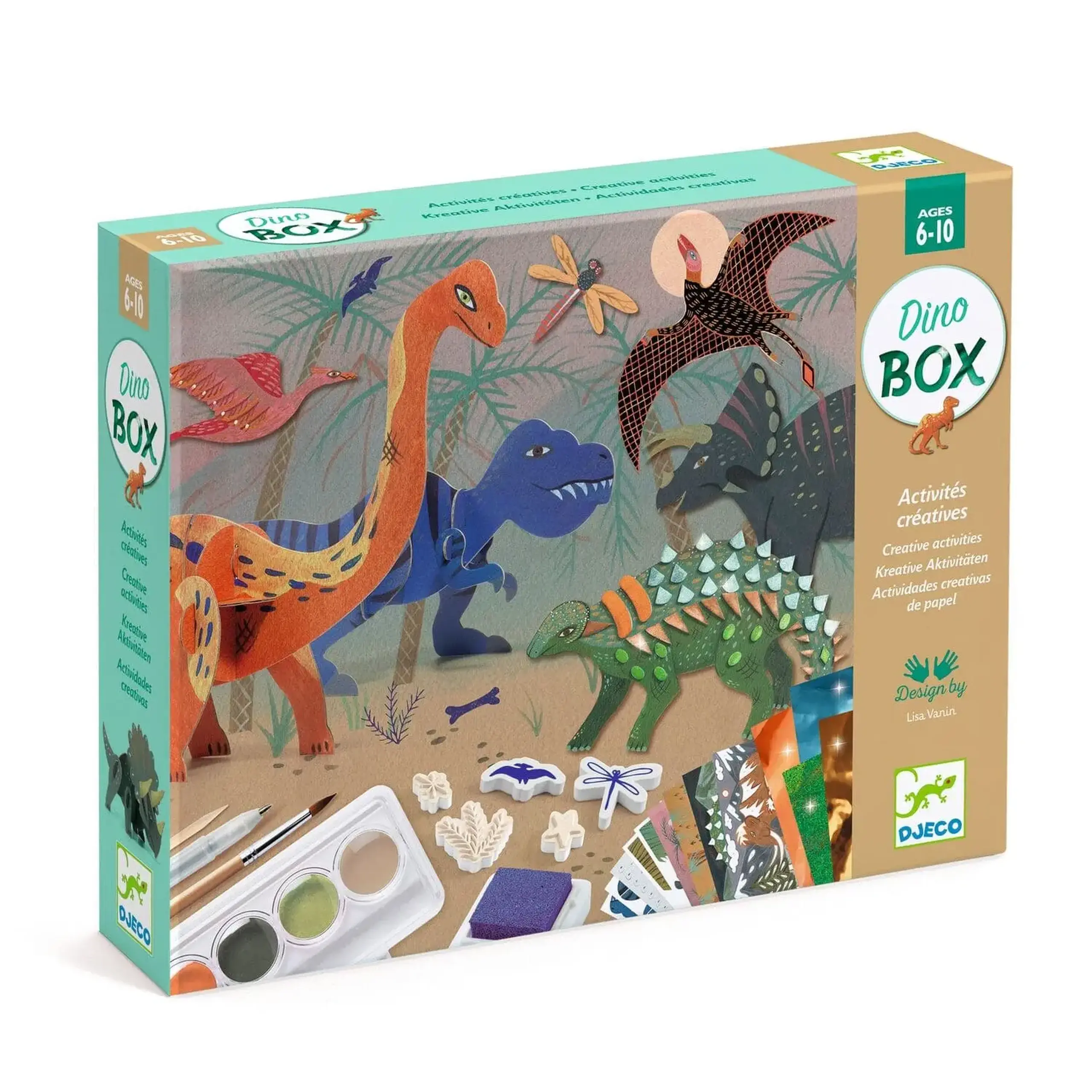 Set creativ Dino Box — Djeco
