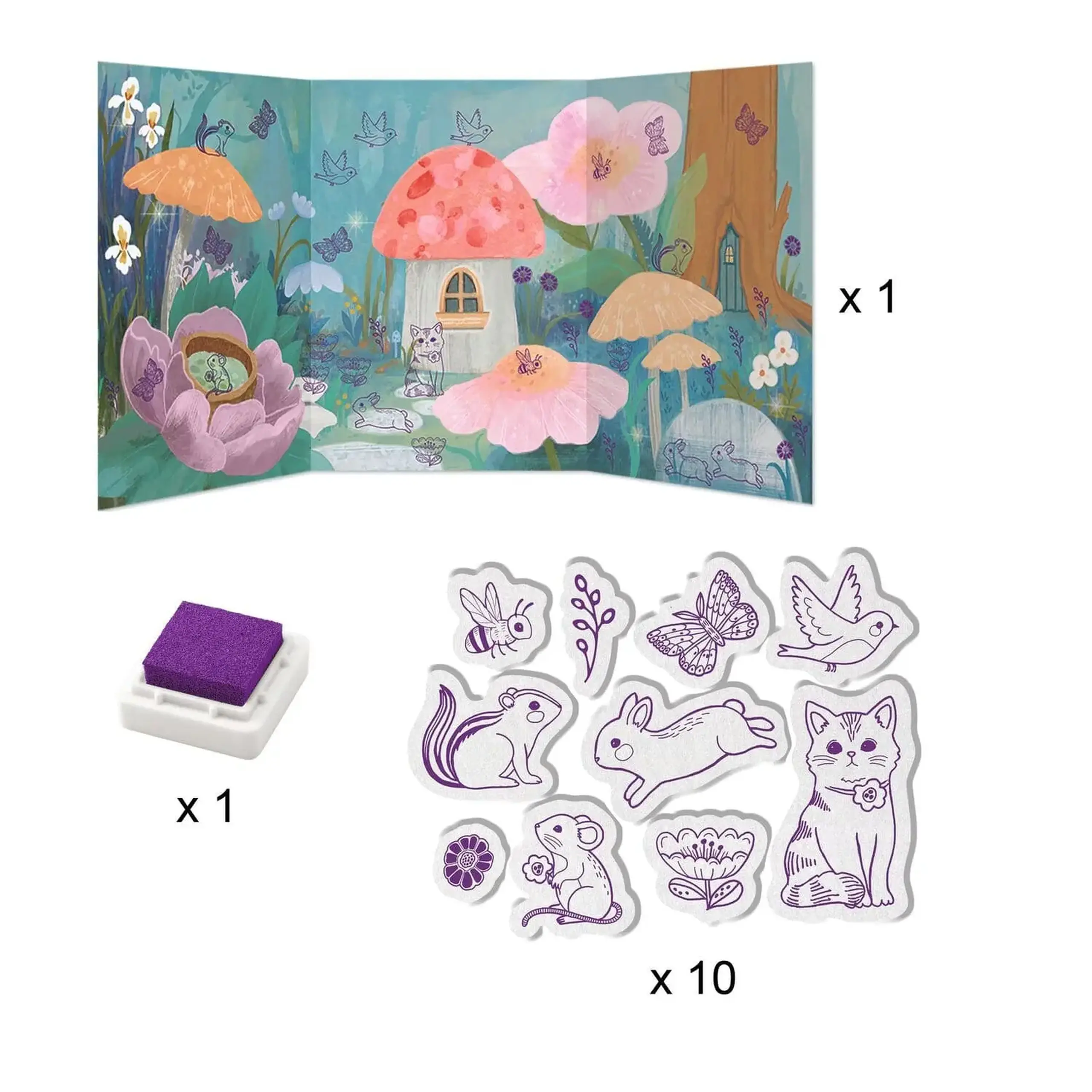 Set creativ Fluffy Box — Djeco