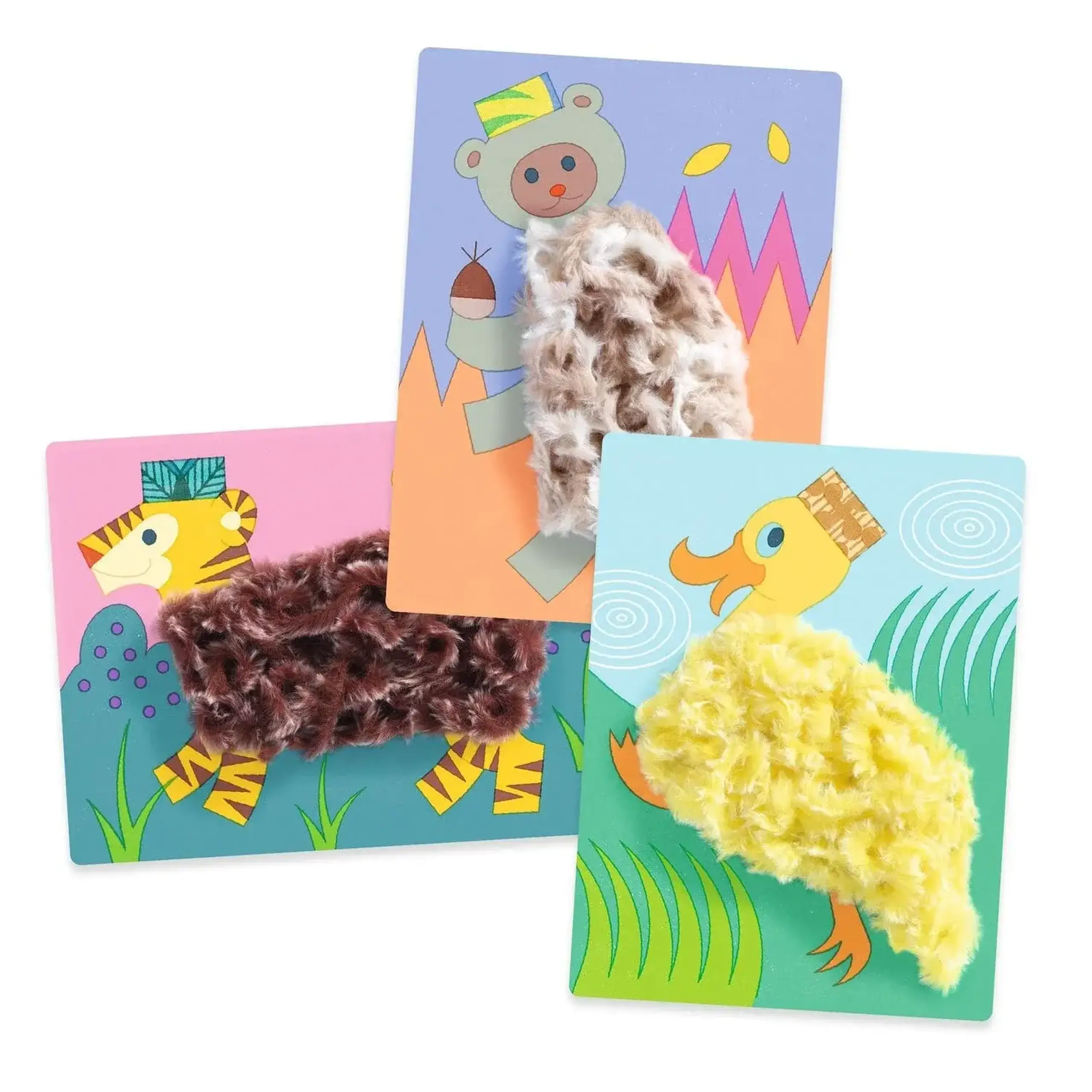 Set creativ Laine & Scratch „Cu pălărie” — Djeco