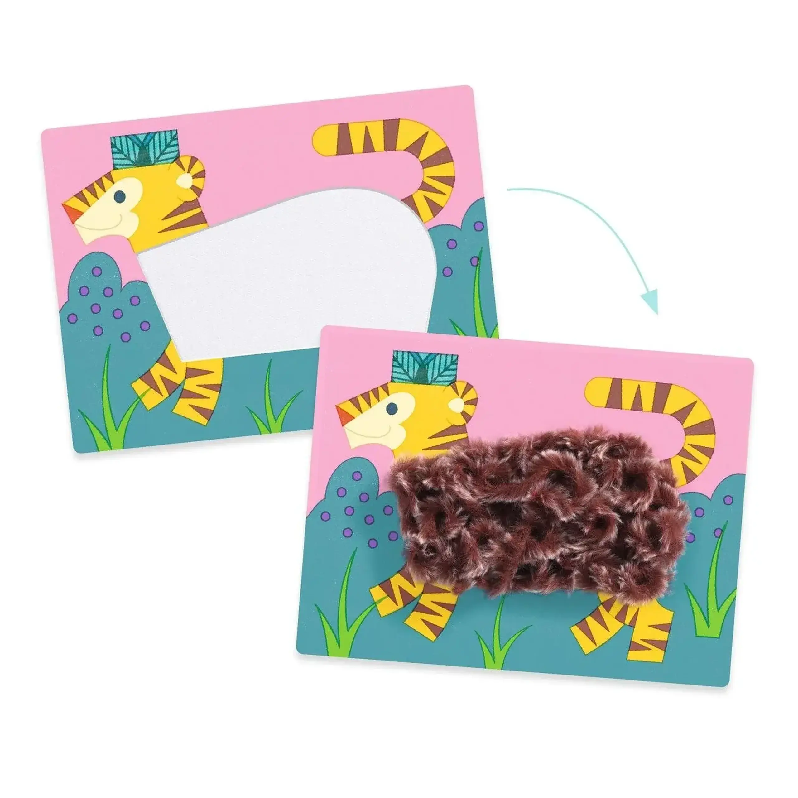 Set creativ Laine & Scratch „Cu pălărie” — Djeco