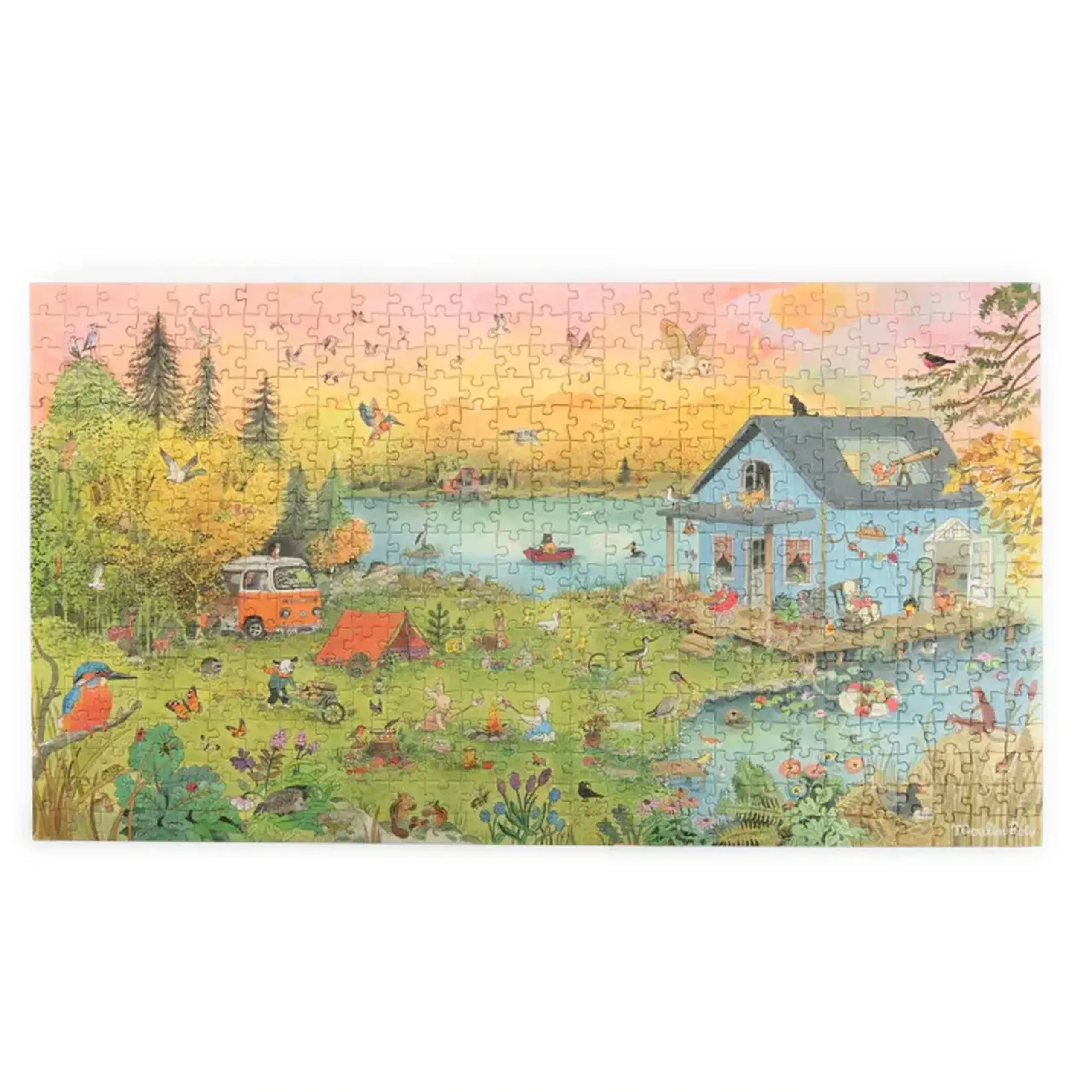 Puzzle La Grande Famille, 500 de piese — Moulin Roty