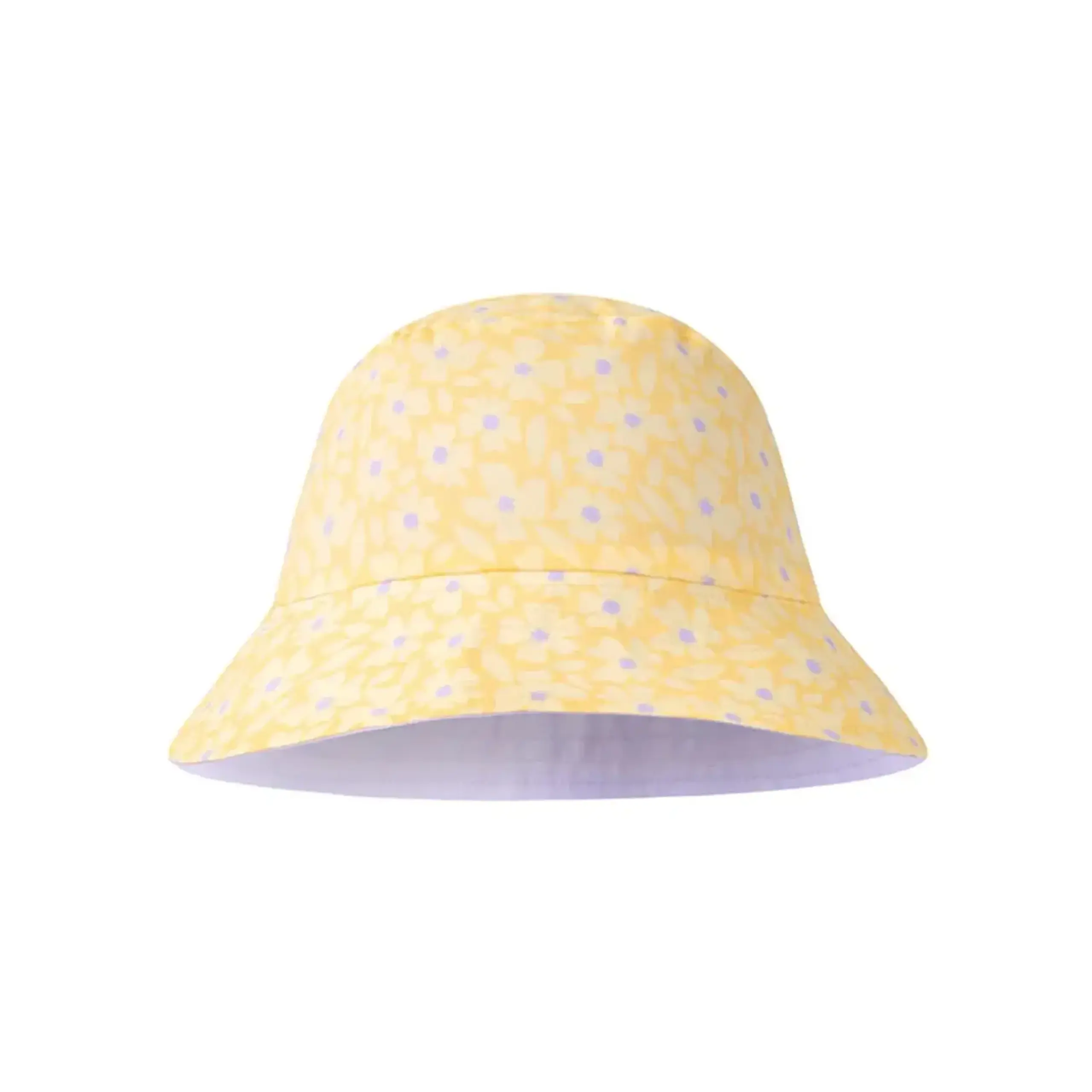 Pălărie UV reversibilă „Yellow Florish” — Swim Essentials - 4/8 Years