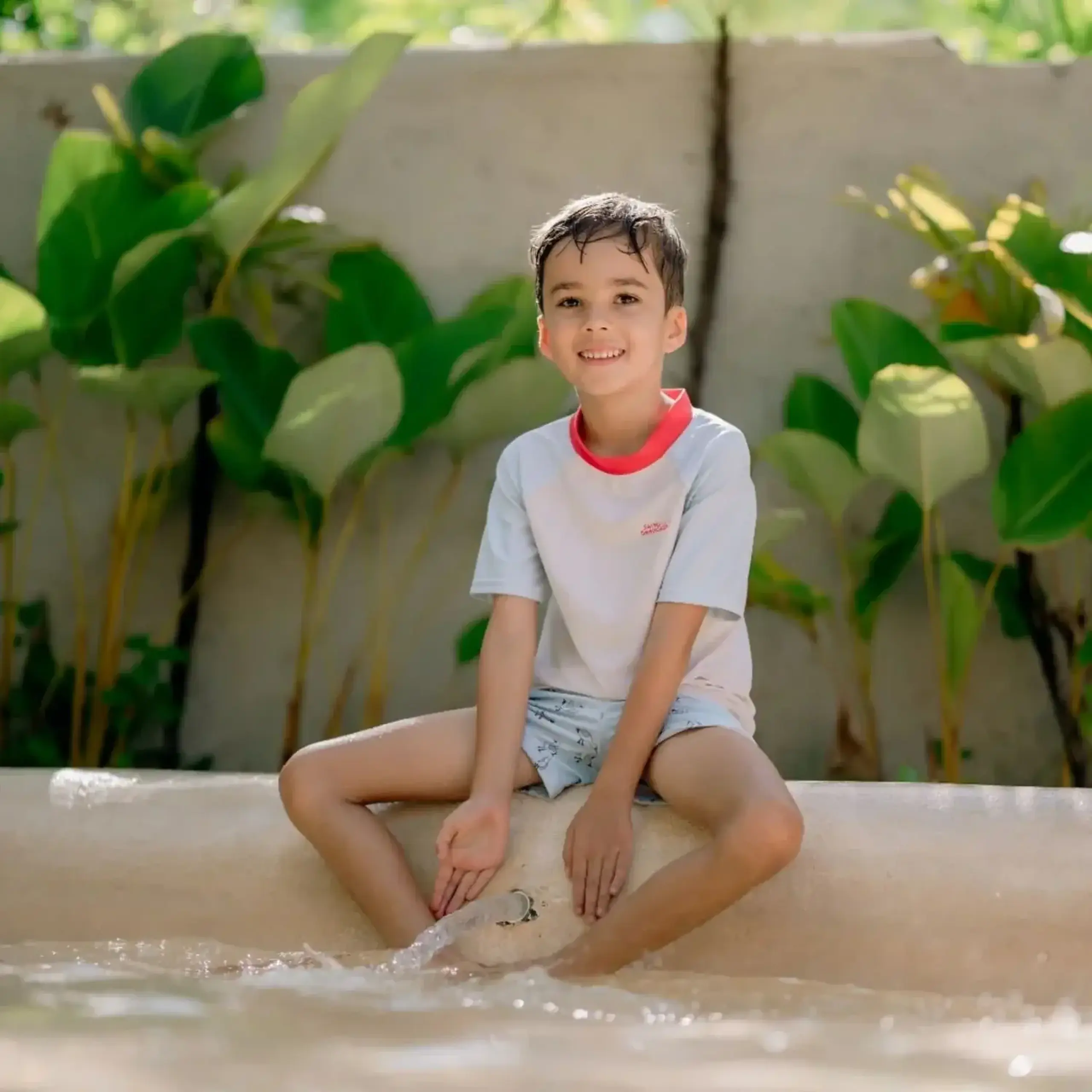 Tricou UV pentru înot „Seas The Day” — Swim Essentials - 122/128