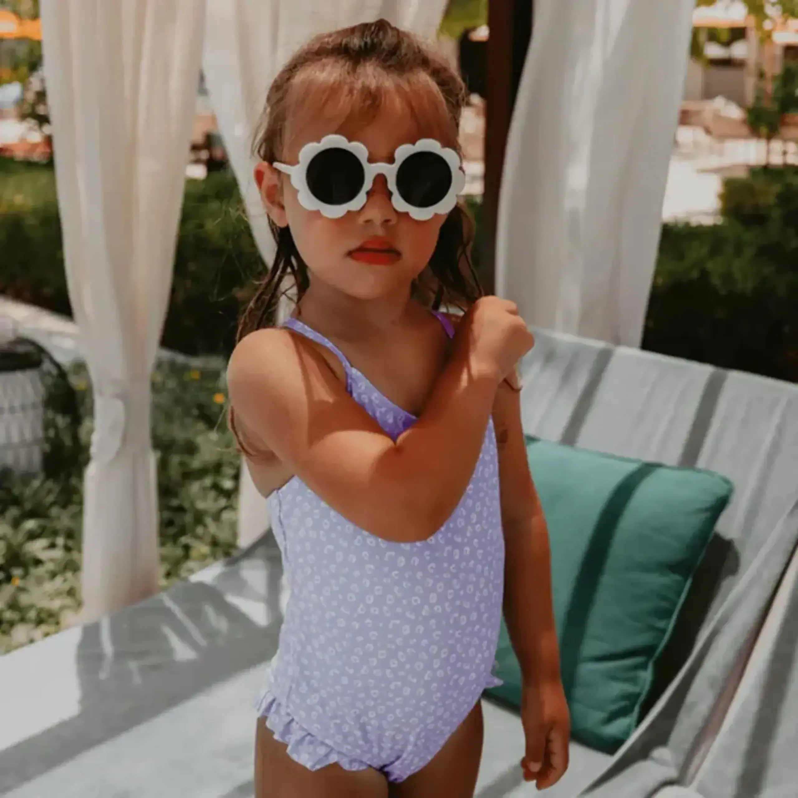 Costum de baie „Lila-Leopard” — Swim Essentials - 98/104