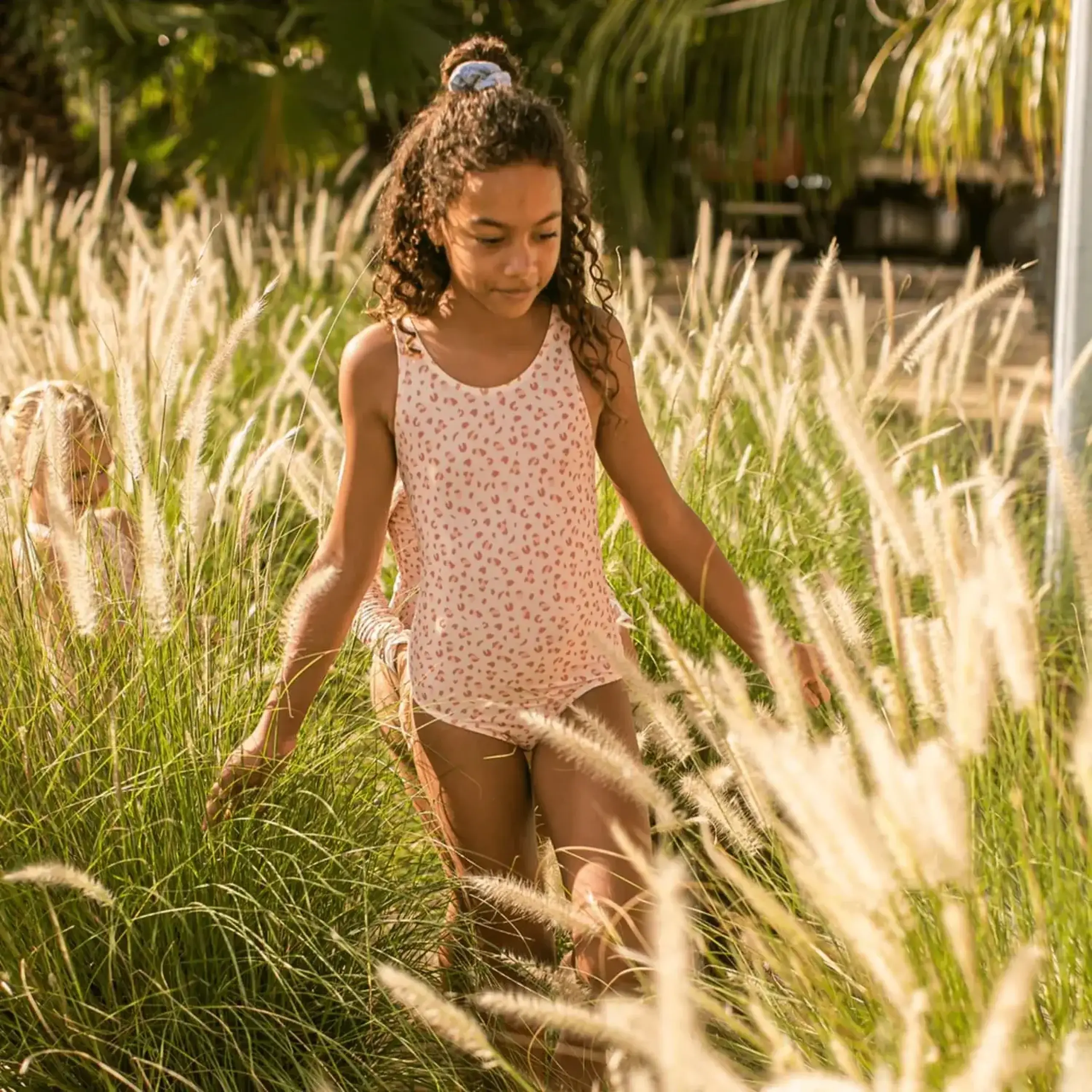 Costum de baie „Pink Leopard” — Swim Essentials - 122/128