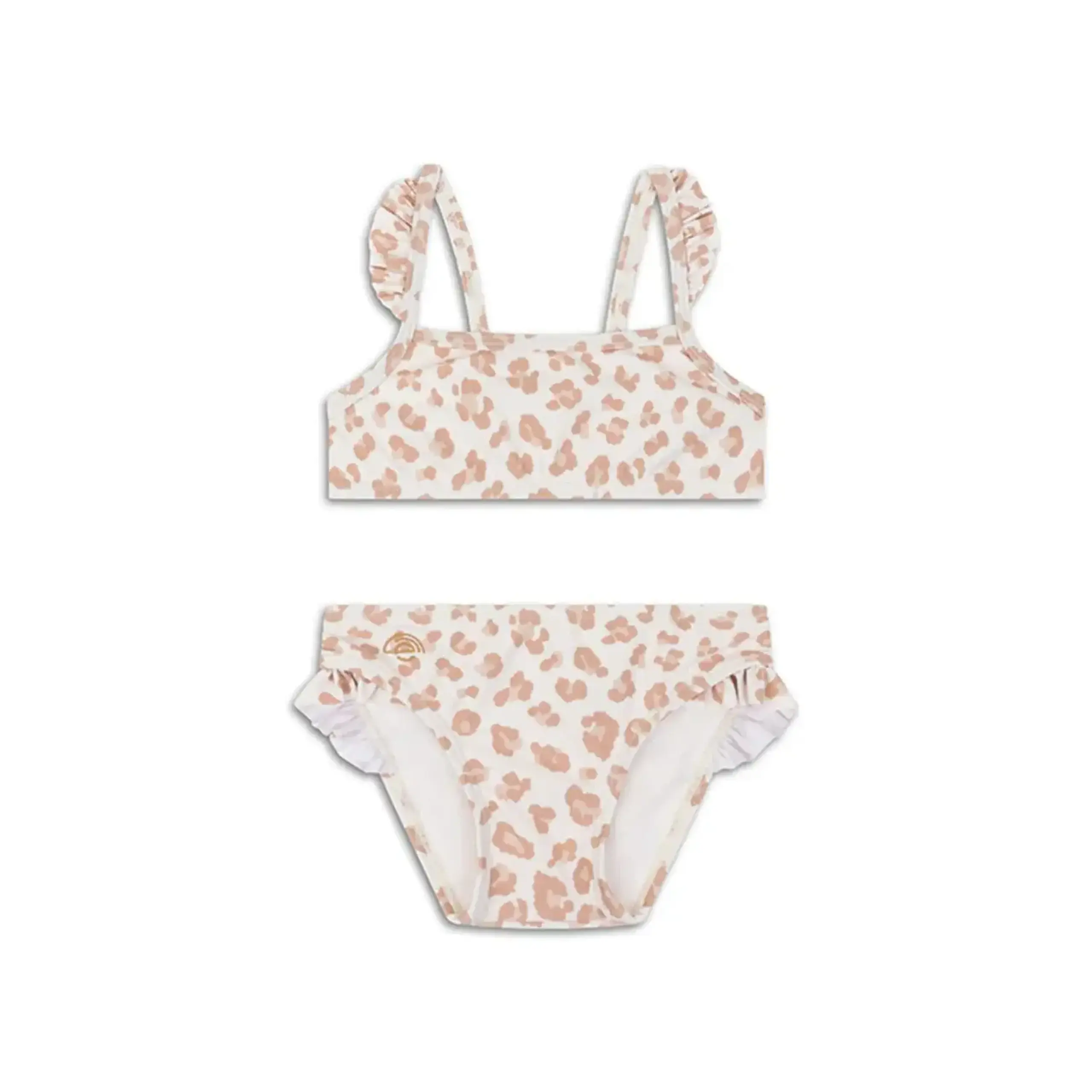 Costum de baie din 2 piese „Beige Leopard” — Swim Essentials - 134/140