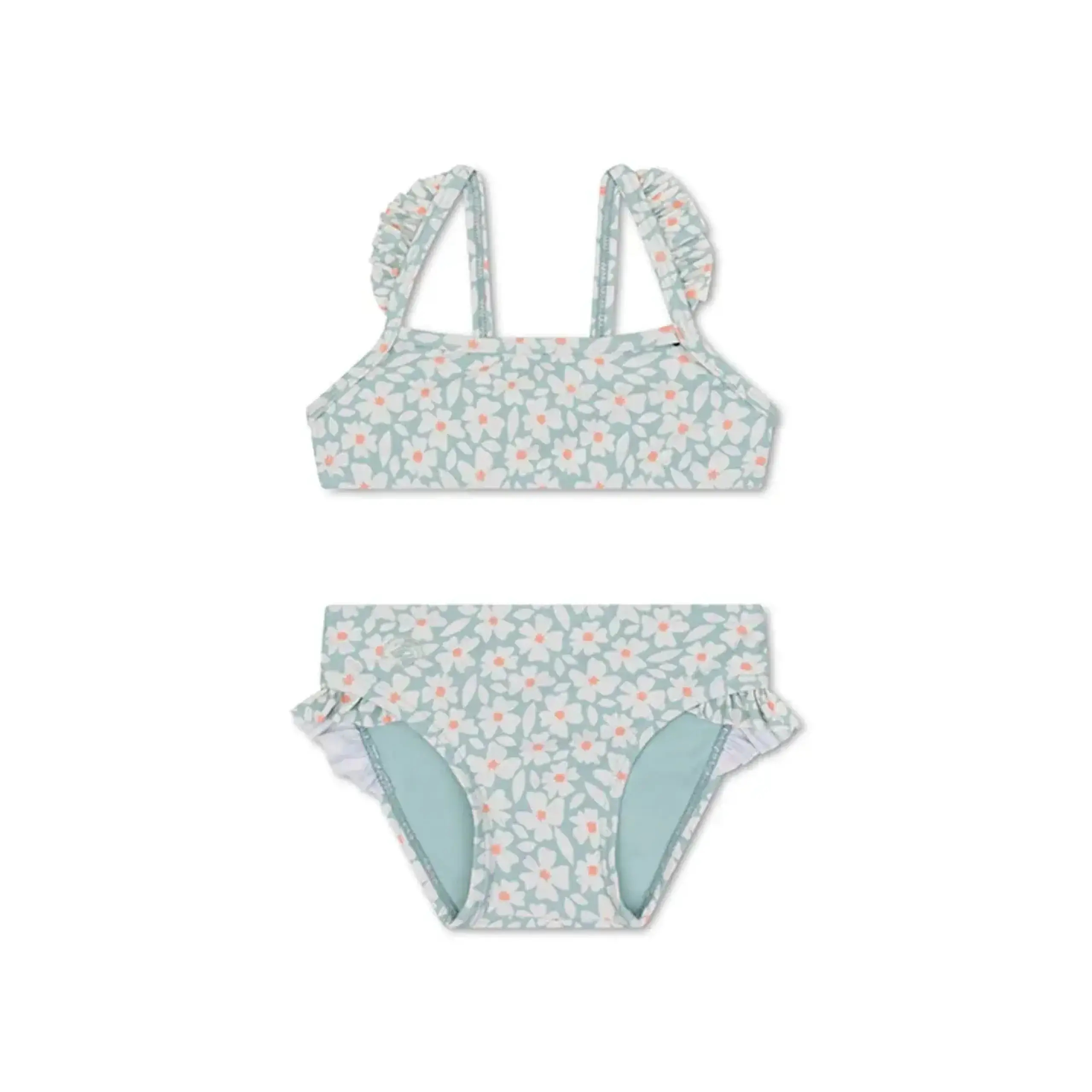 Costum de baie din 2 piese „Green Florish” — Swim Essentials - 110/116