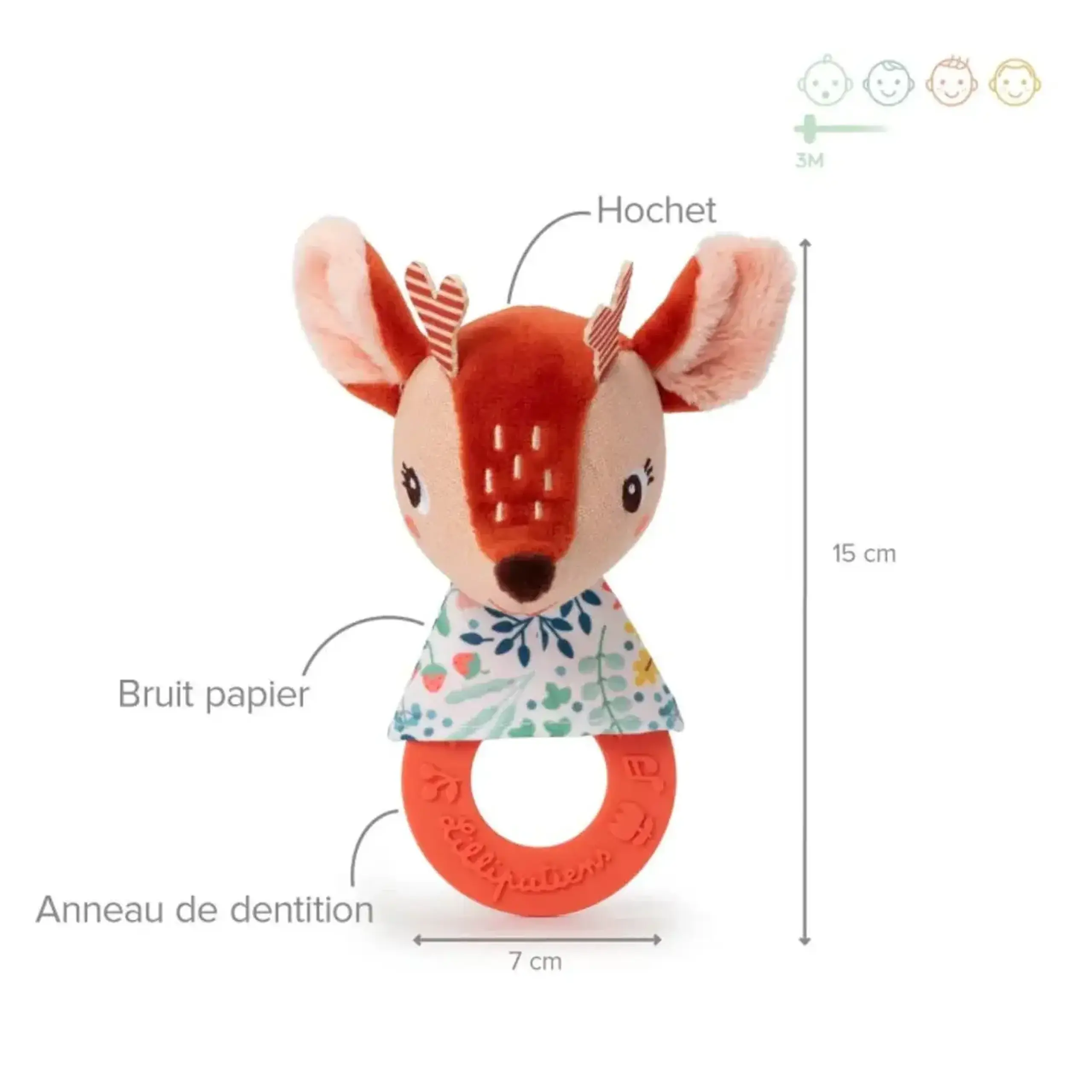 Zornăitoare de dentiție Stella Căprioara — Lilliputiens