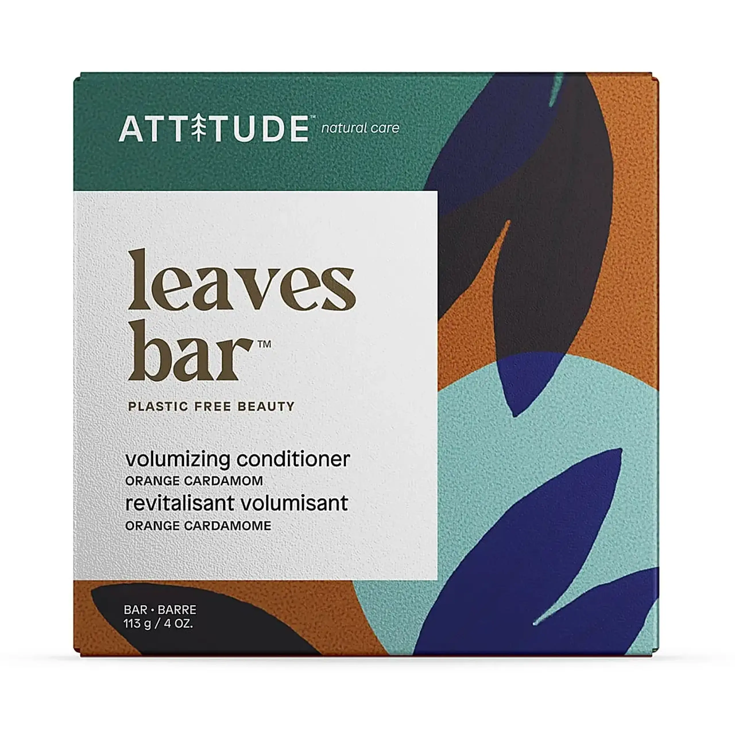 Balsam solid pentru volum Orange & Cardamom, 113 g — ATTITUDE - Implicit