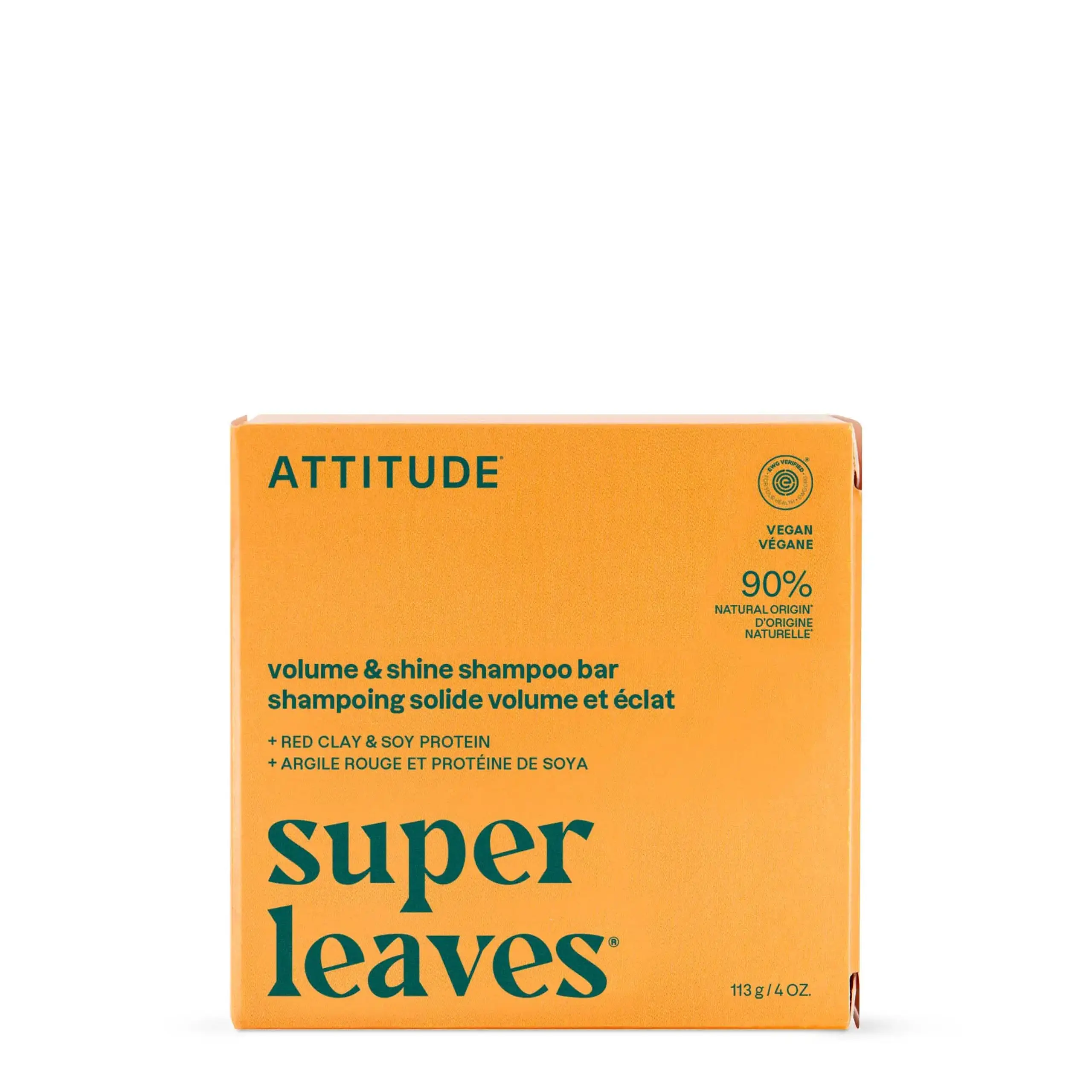Șampon solid pentru volum Orange Blossom & Eucalyptus, 113 g — ATTITUDE - Implicit