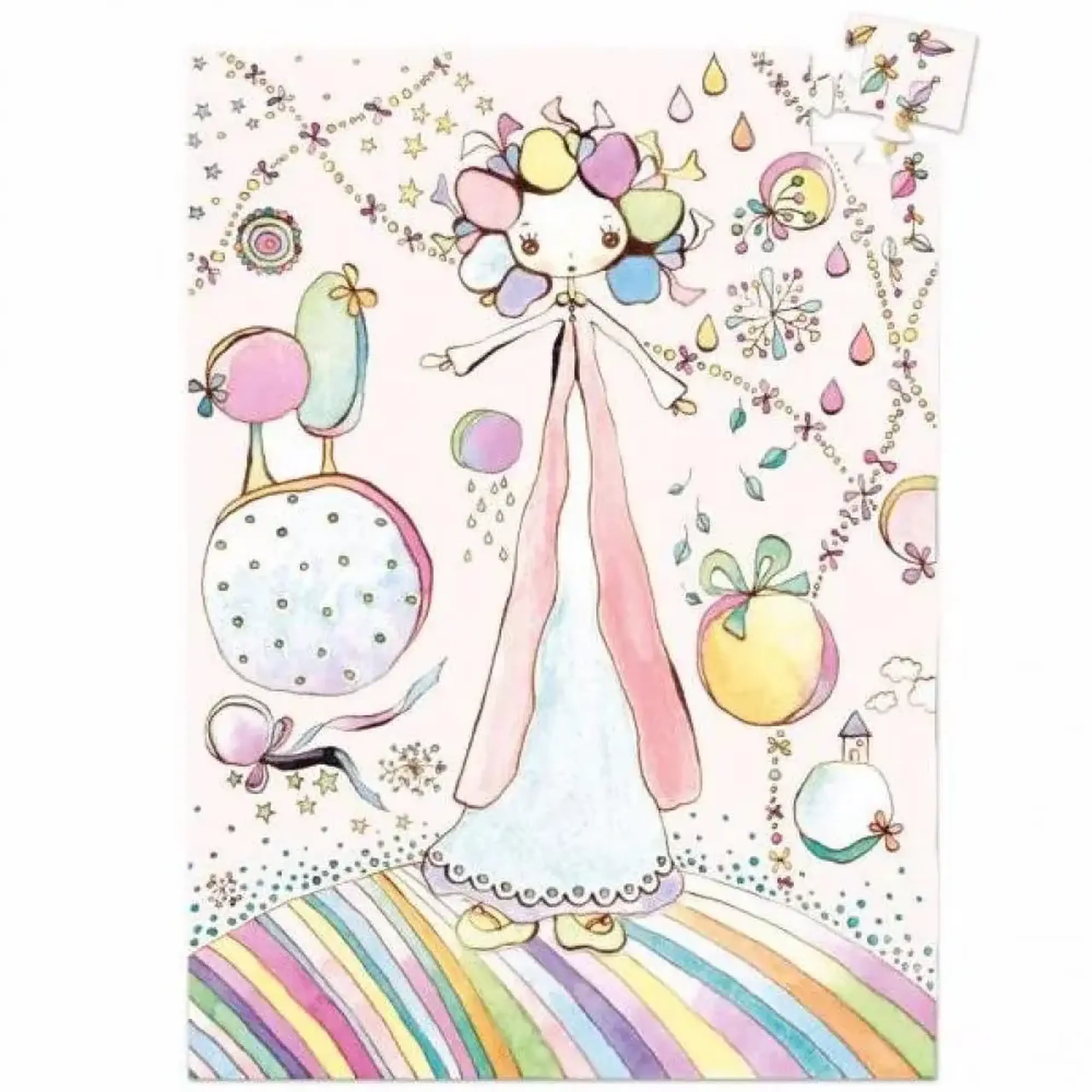 Mini puzzle Billie Brindille, 60 piese — Djeco - Implicit