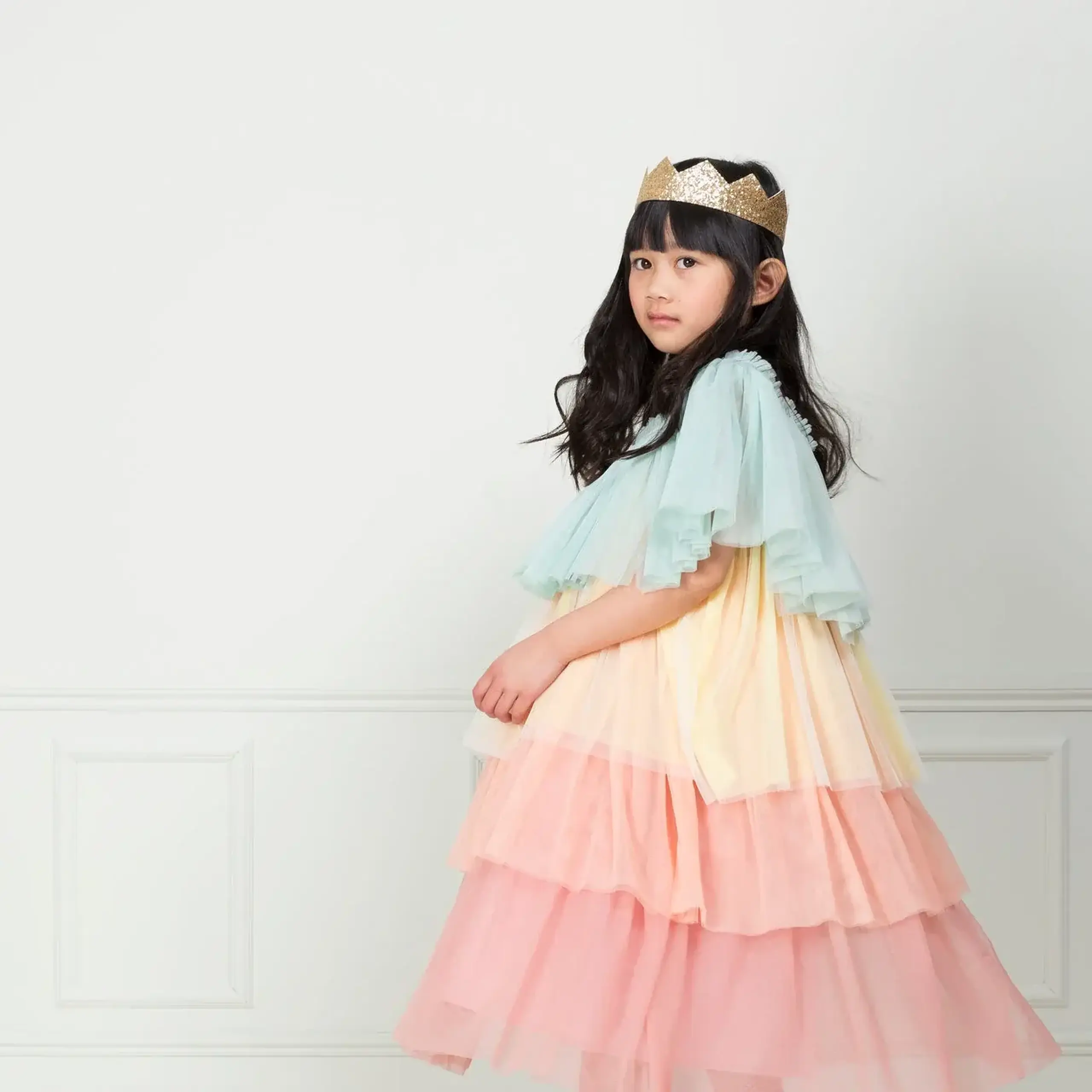 Costum de prințesă Rainbow Ruffle, 3–4 ani — Meri Meri - 3–4 ani