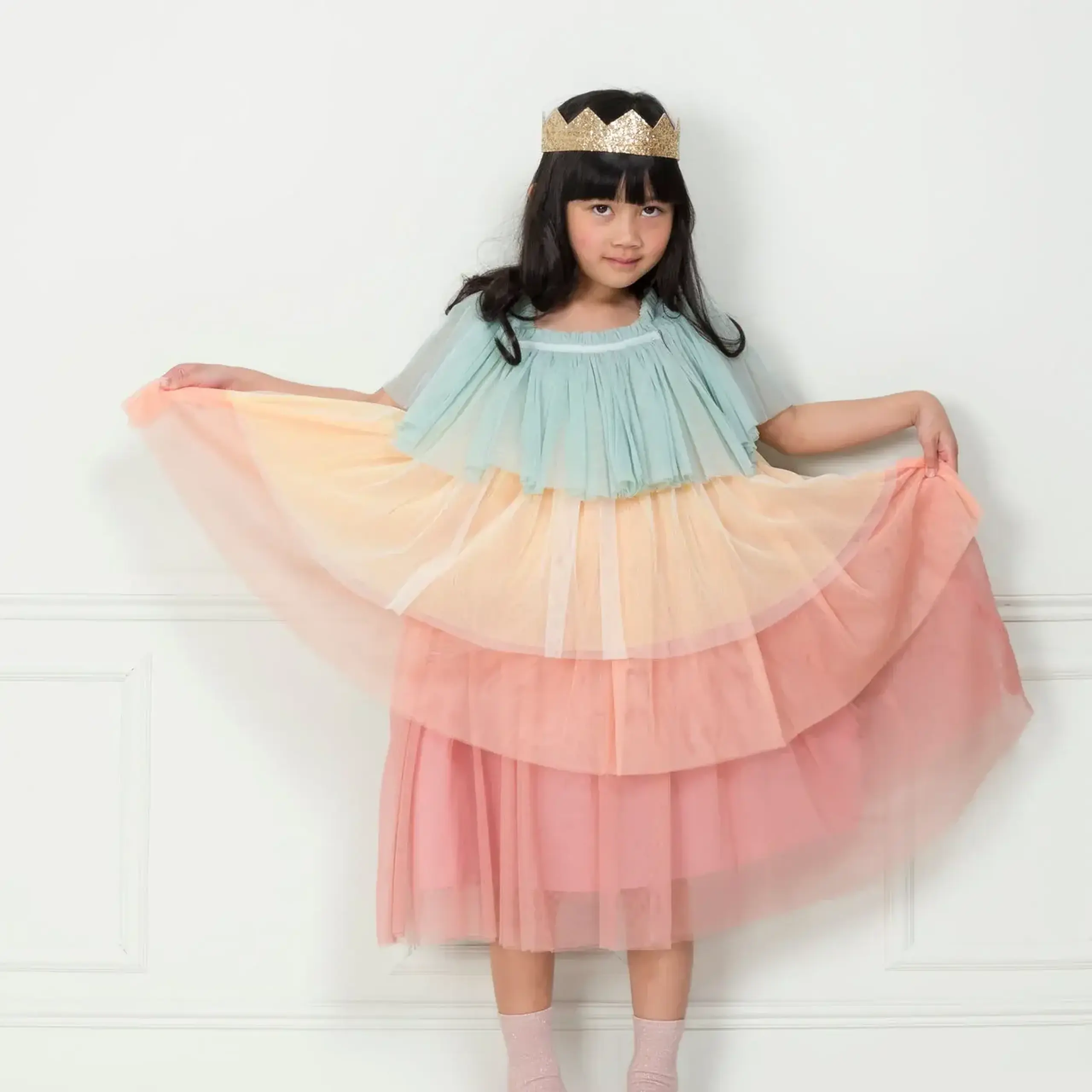 Costum de prințesă Rainbow Ruffle, 3–4 ani — Meri Meri - 3–4 ani