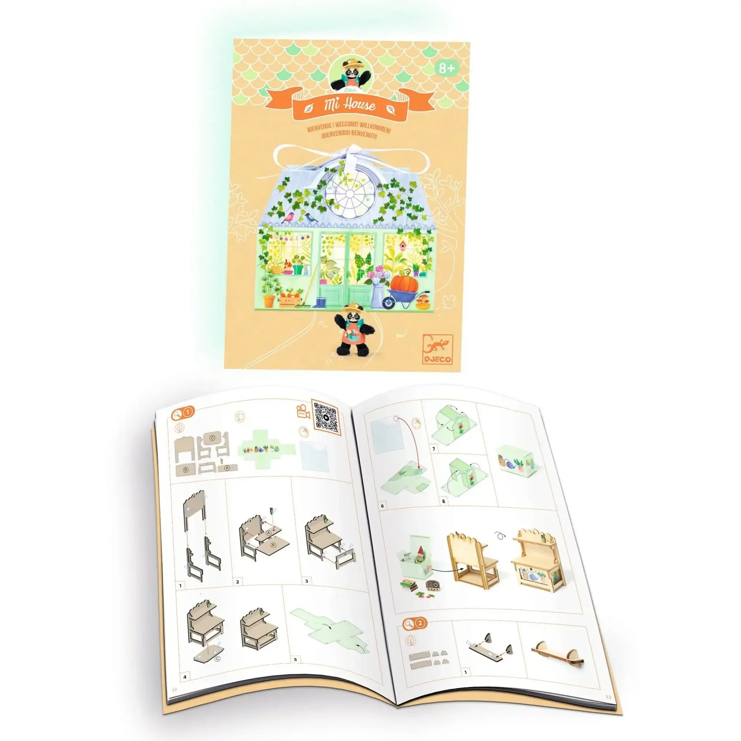Kit creativ casă în miniatură Mi House Olive — Djeco