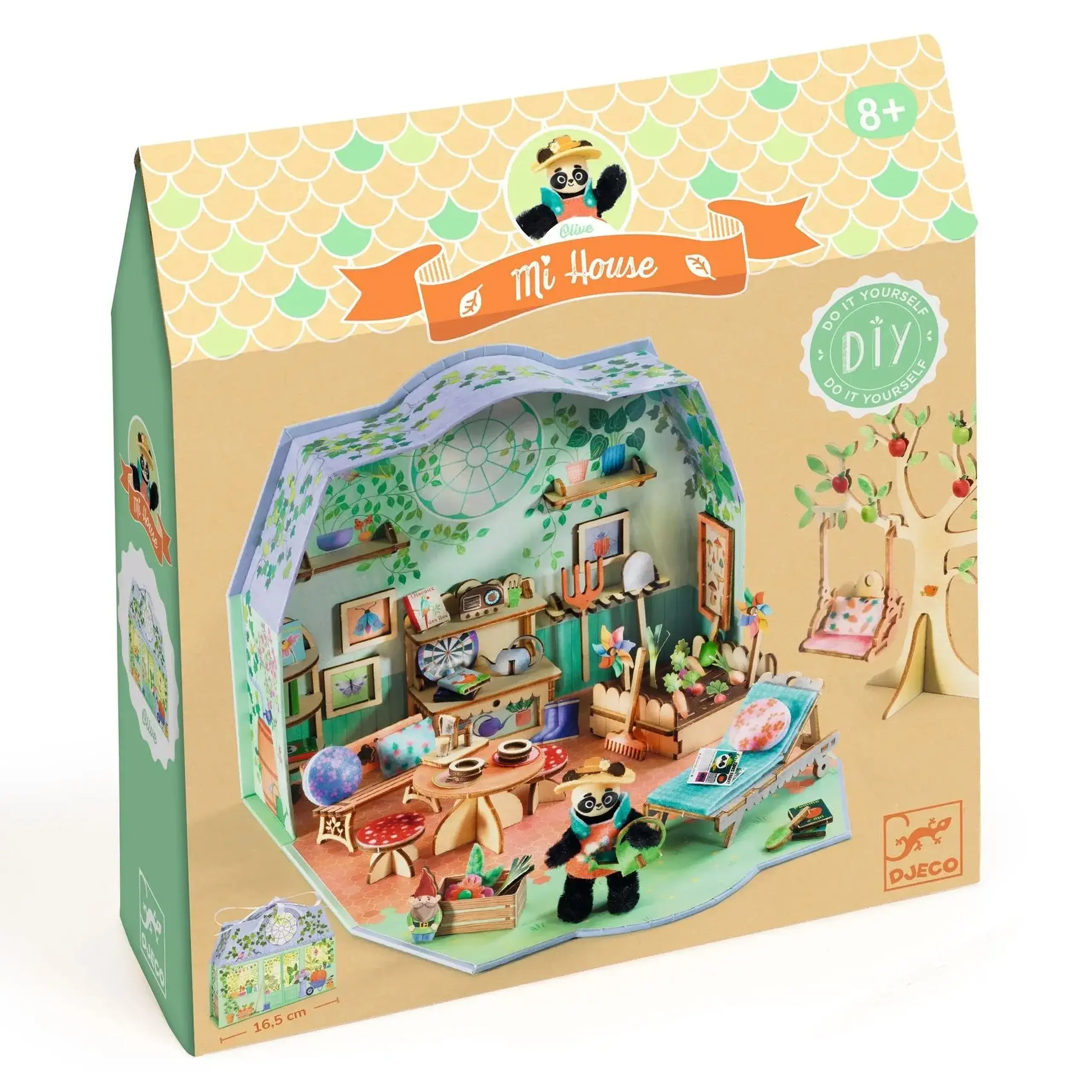 Kit creativ casă în miniatură Mi House Olive — Djeco