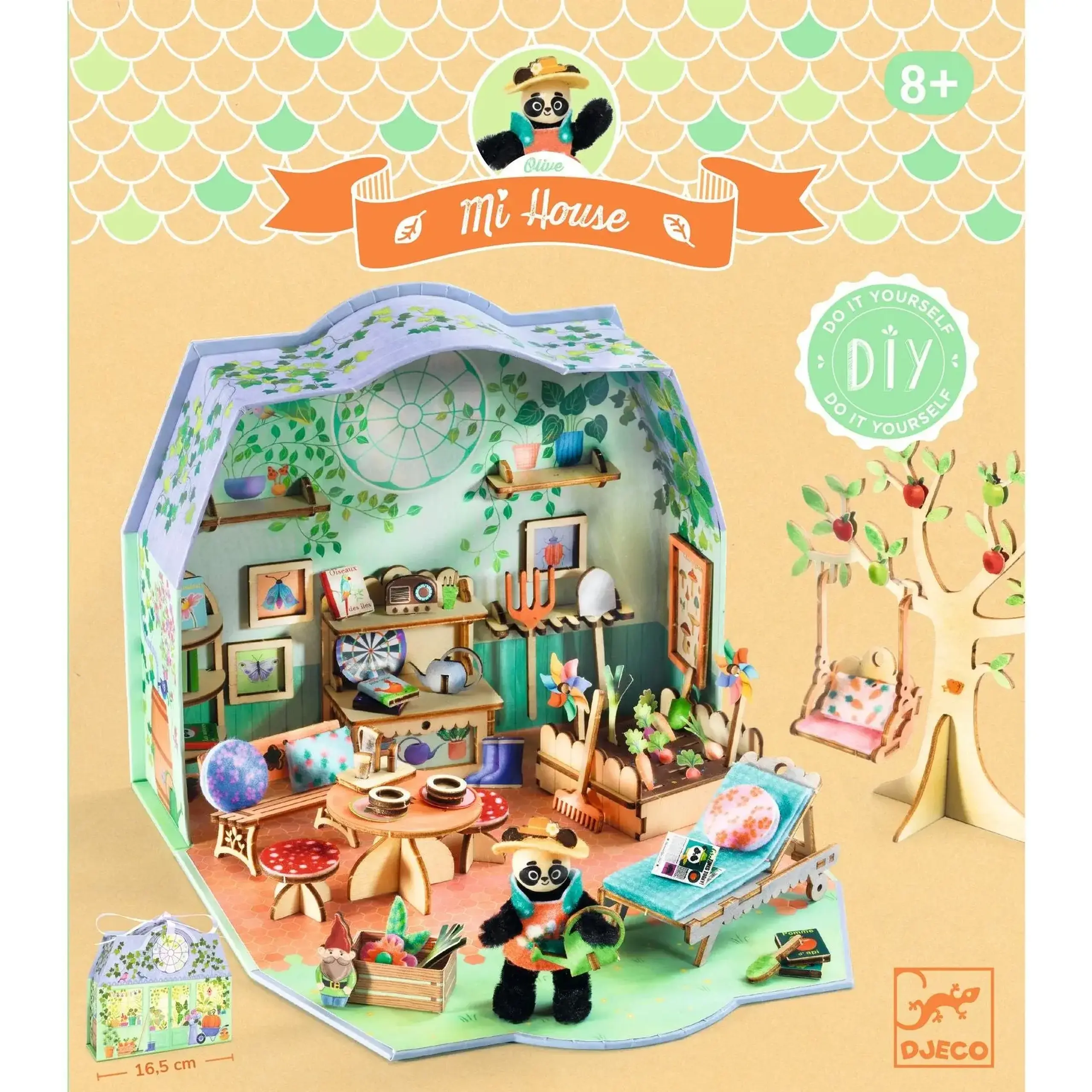 Kit creativ casă în miniatură Mi House Olive — Djeco