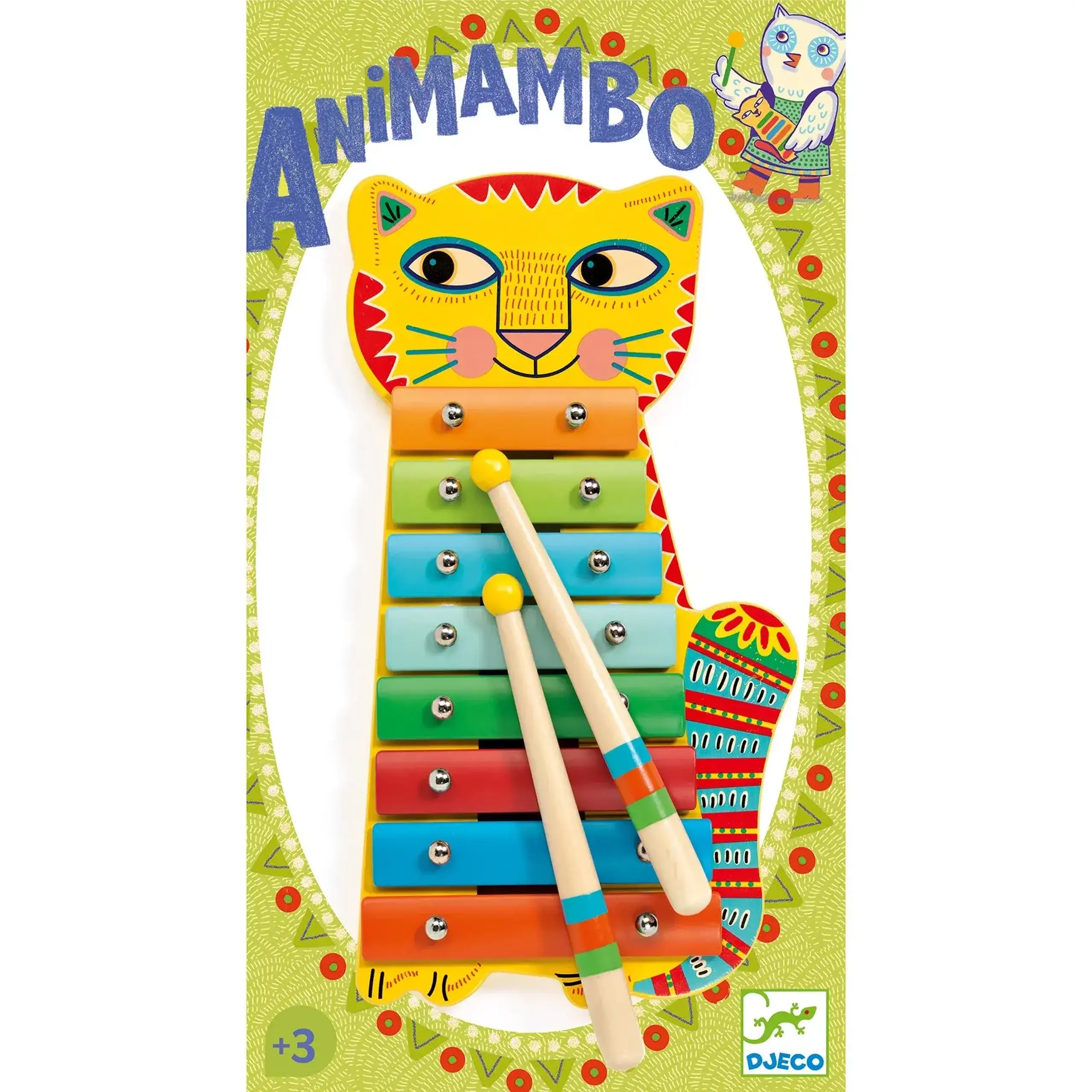 Metalofon Animambo în formă de pisică — Djeco