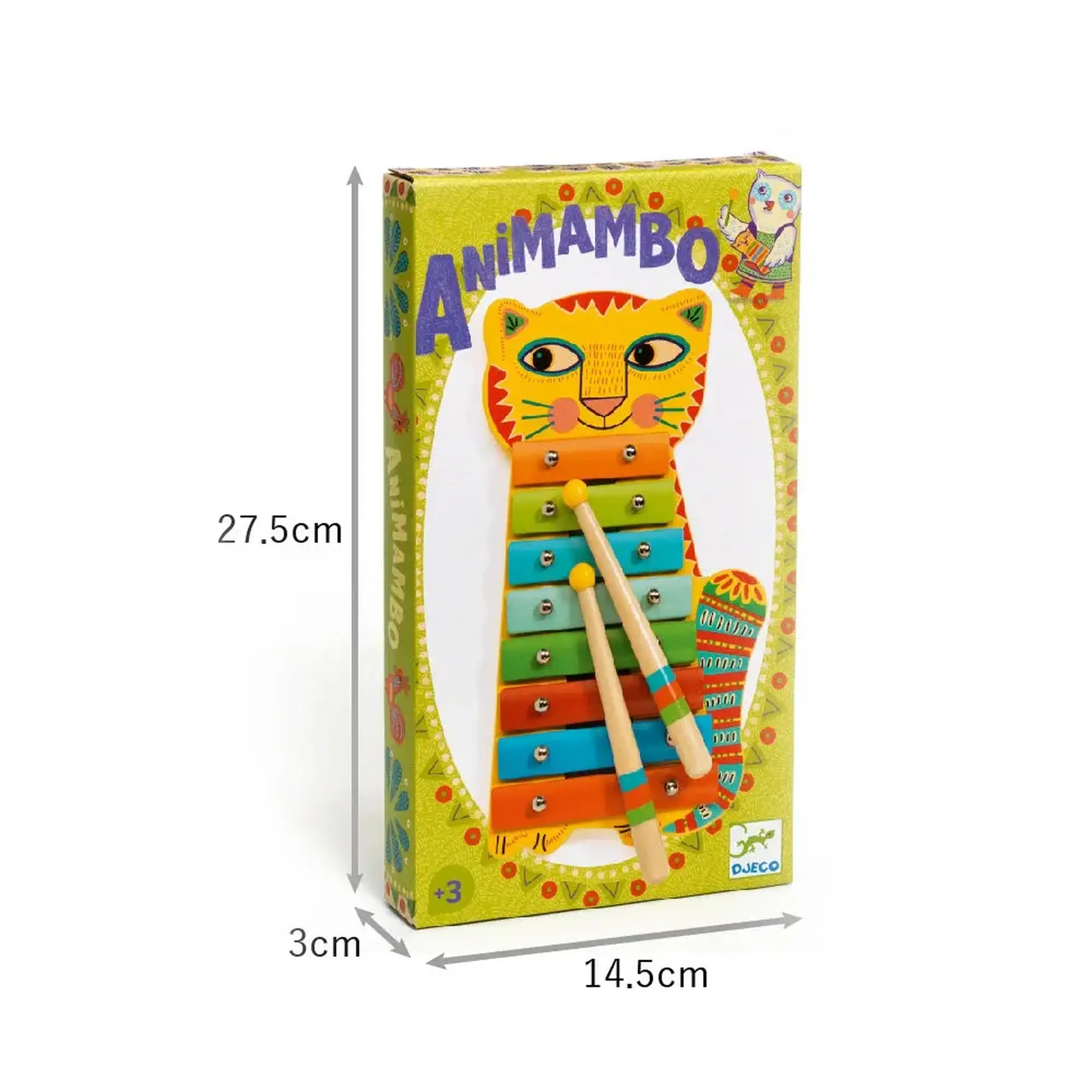 Metalofon Animambo în formă de pisică — Djeco