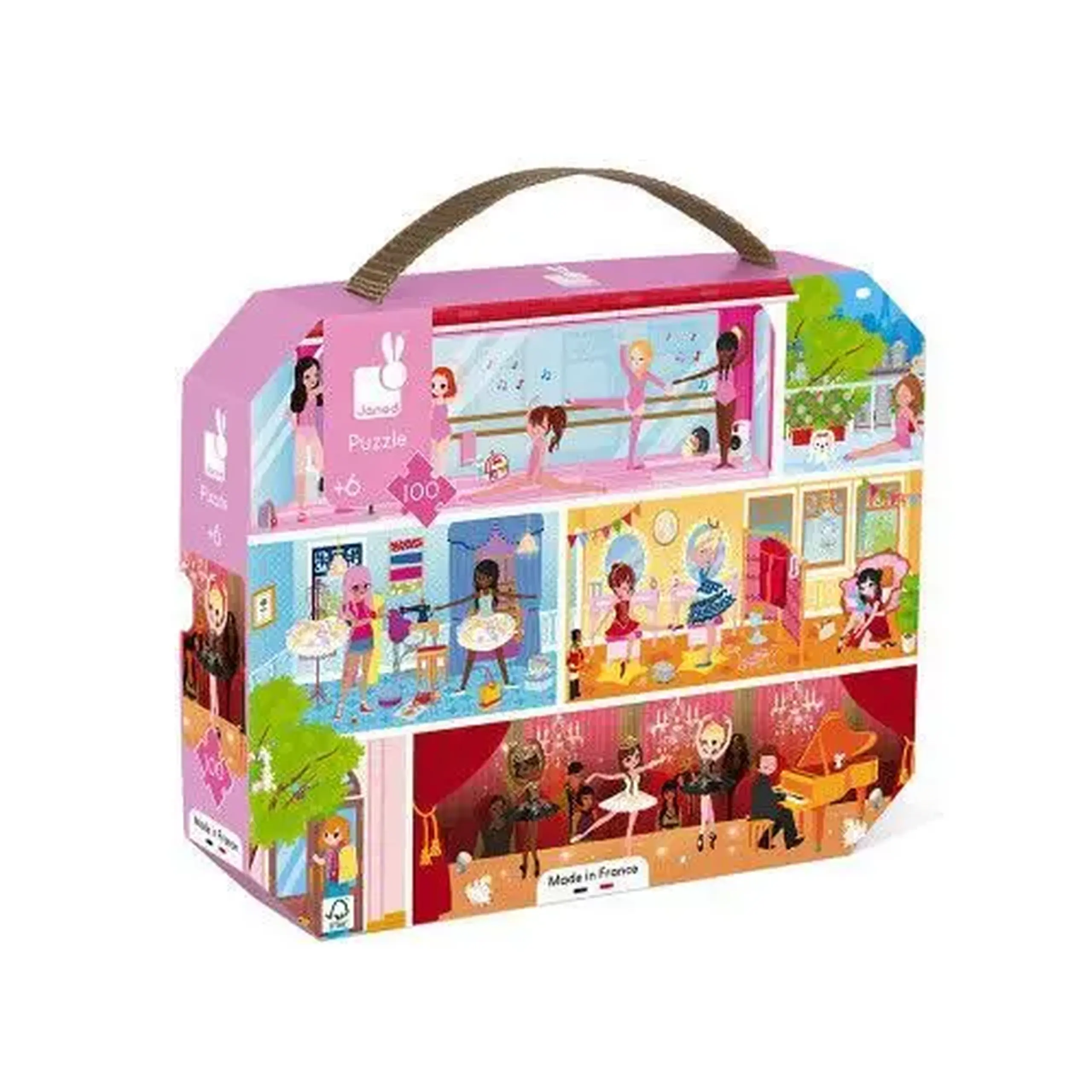 Puzzle Danse Academy, 100 piese — Janod