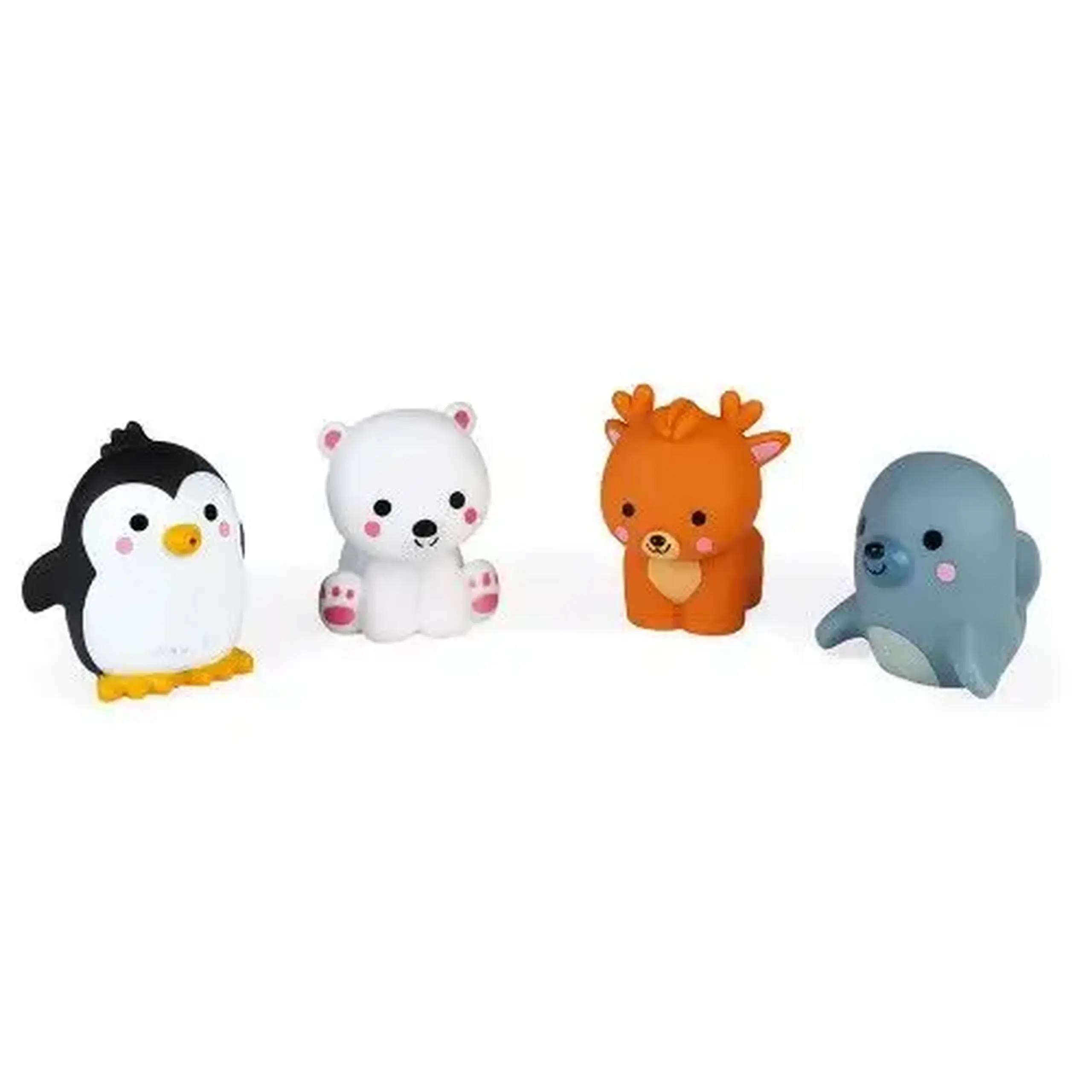 Set de 4 jucării de baie Animale polare — Janod