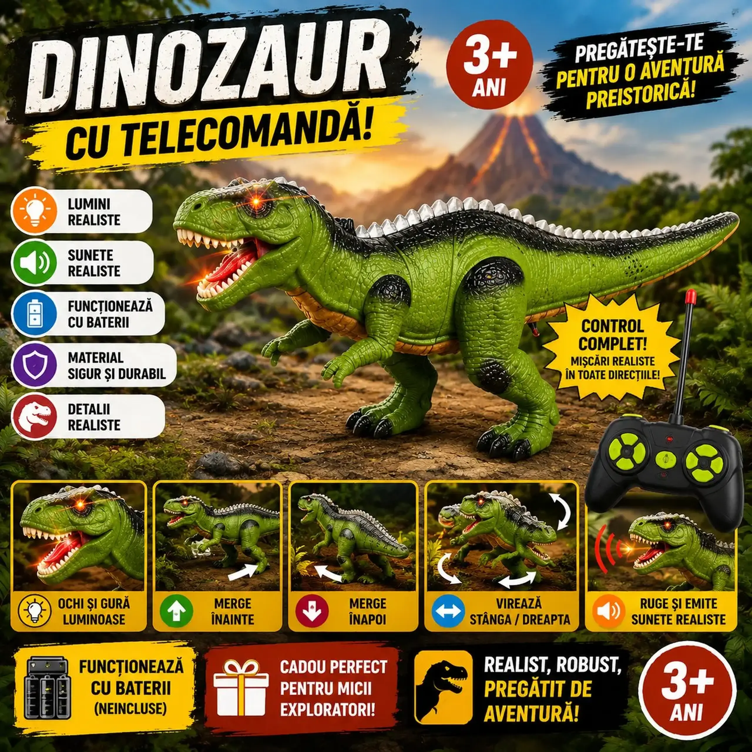 Dinozaur cu R/C