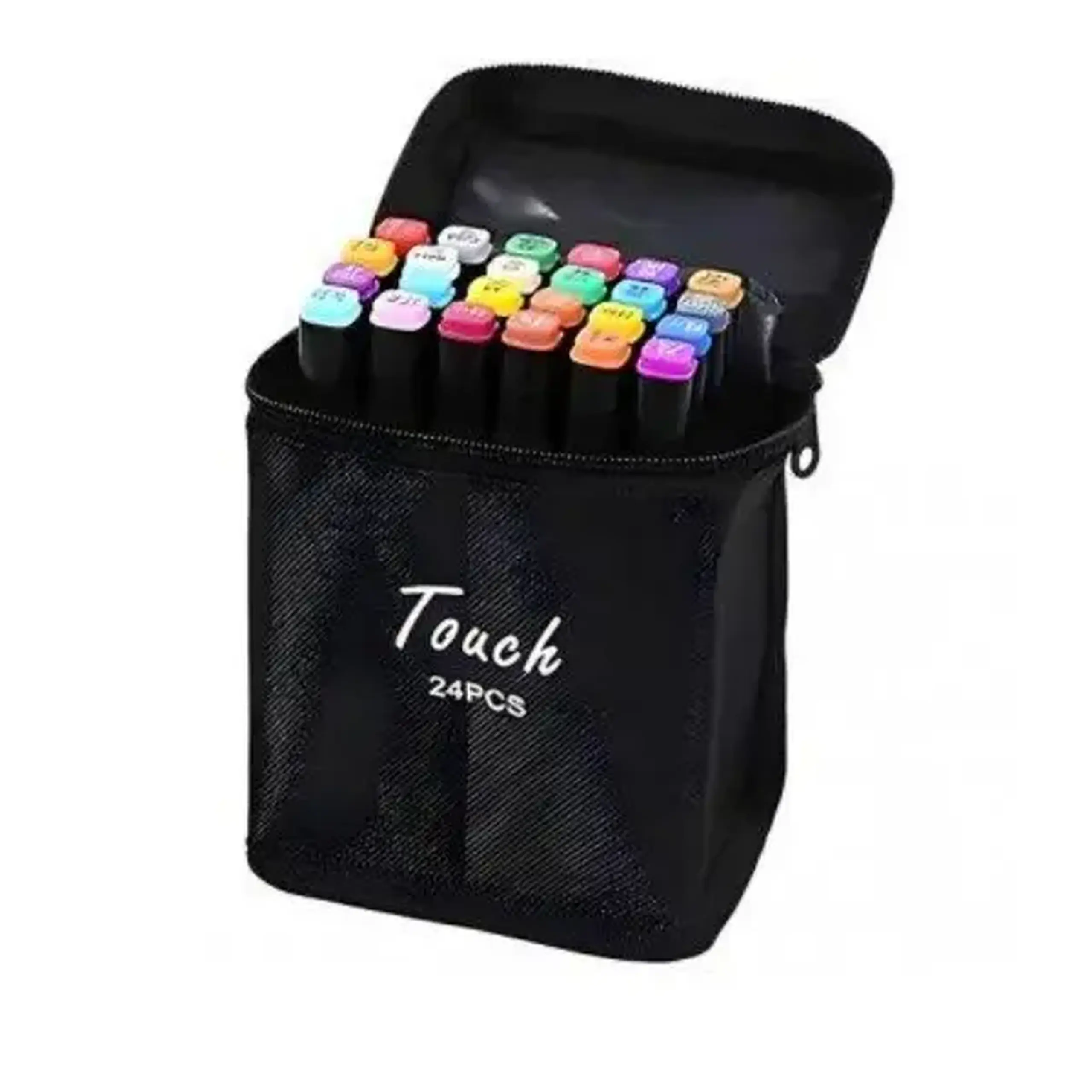 Marker Touch Set 24cul/2 parti (cutie textil)