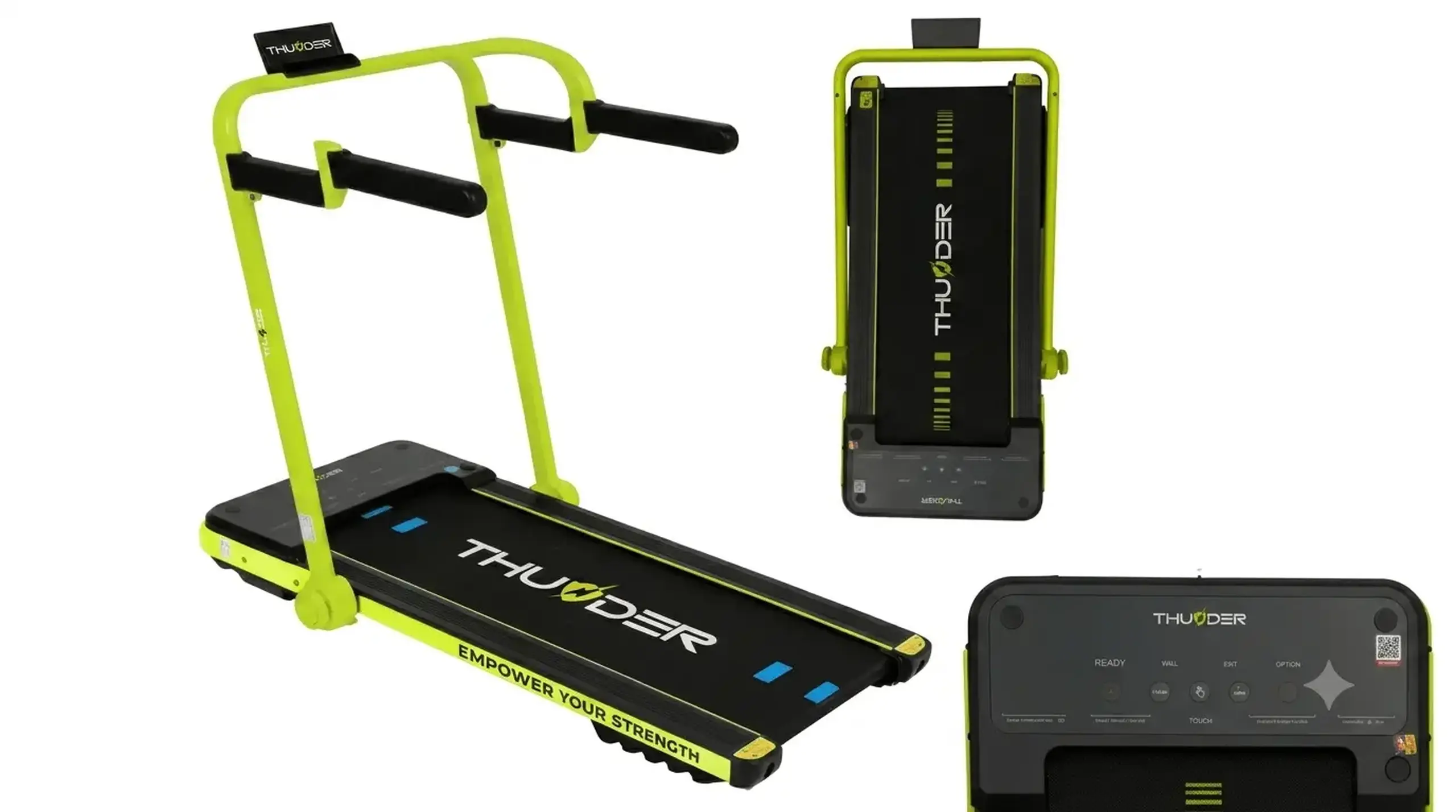 Banda de alergare electrica THUNDER IMPACT-LIME