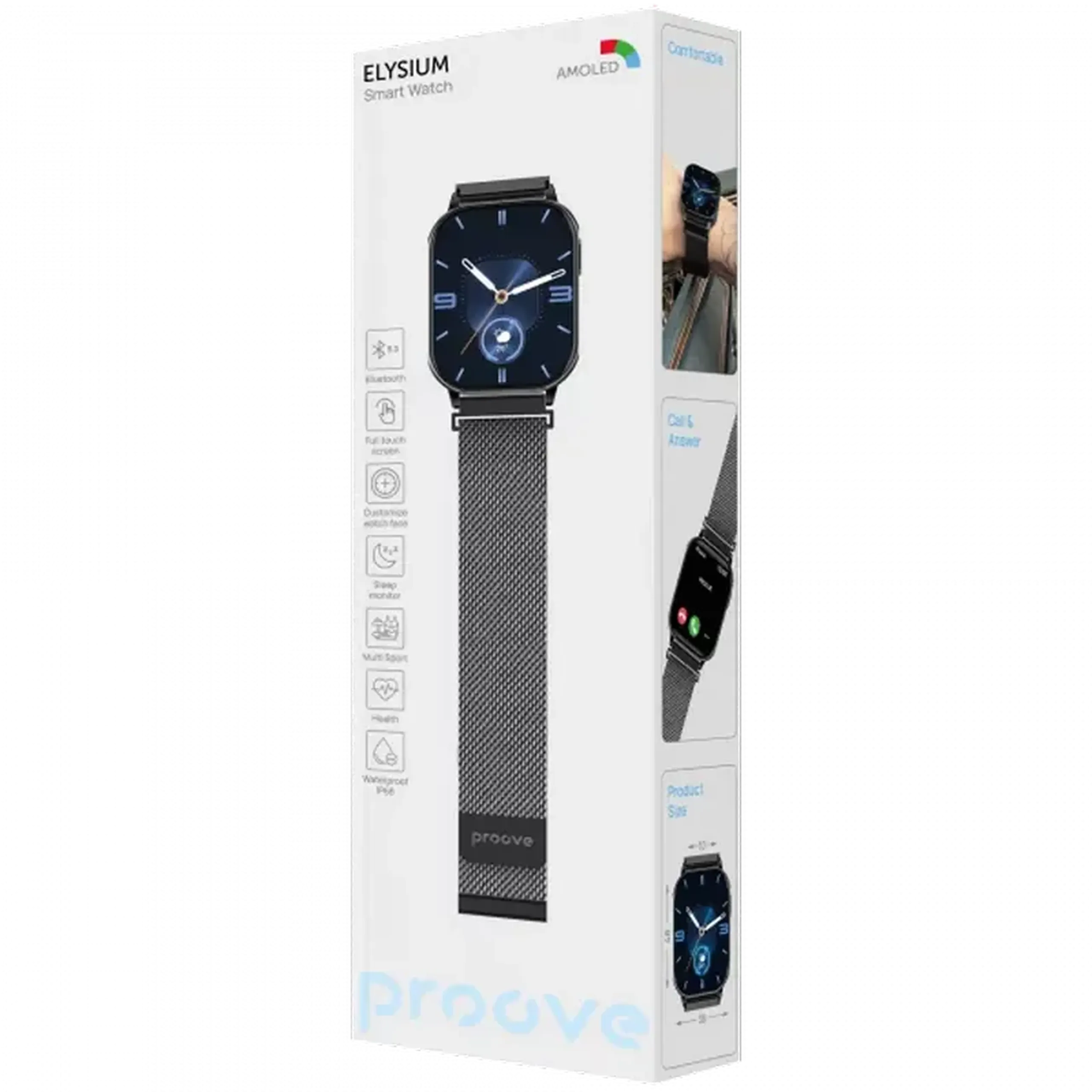 Ceas inteligent Proove Elysium, Black Glossy