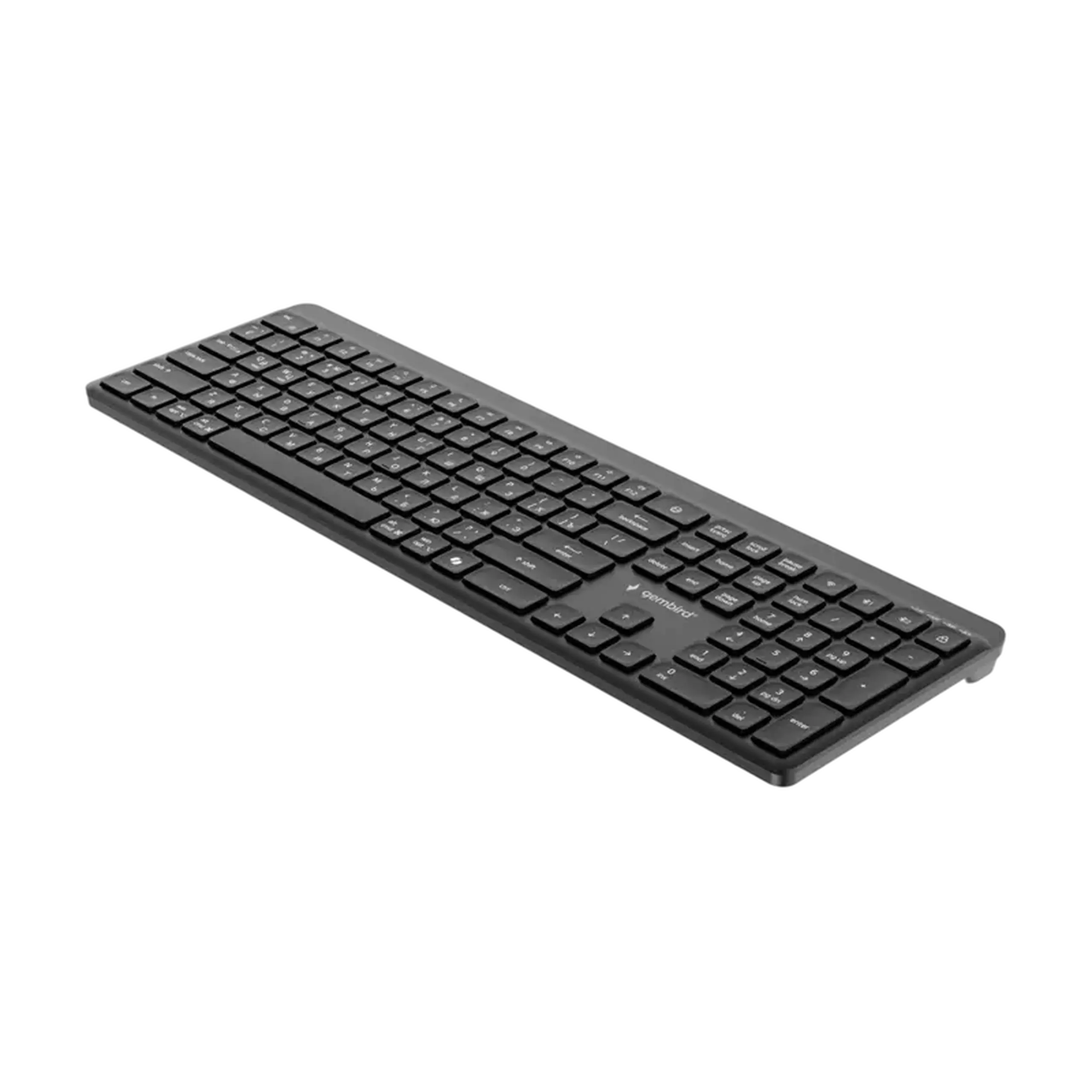Tastatură Gembird KB-WPS-03-CYRL, Fără fir, Negru