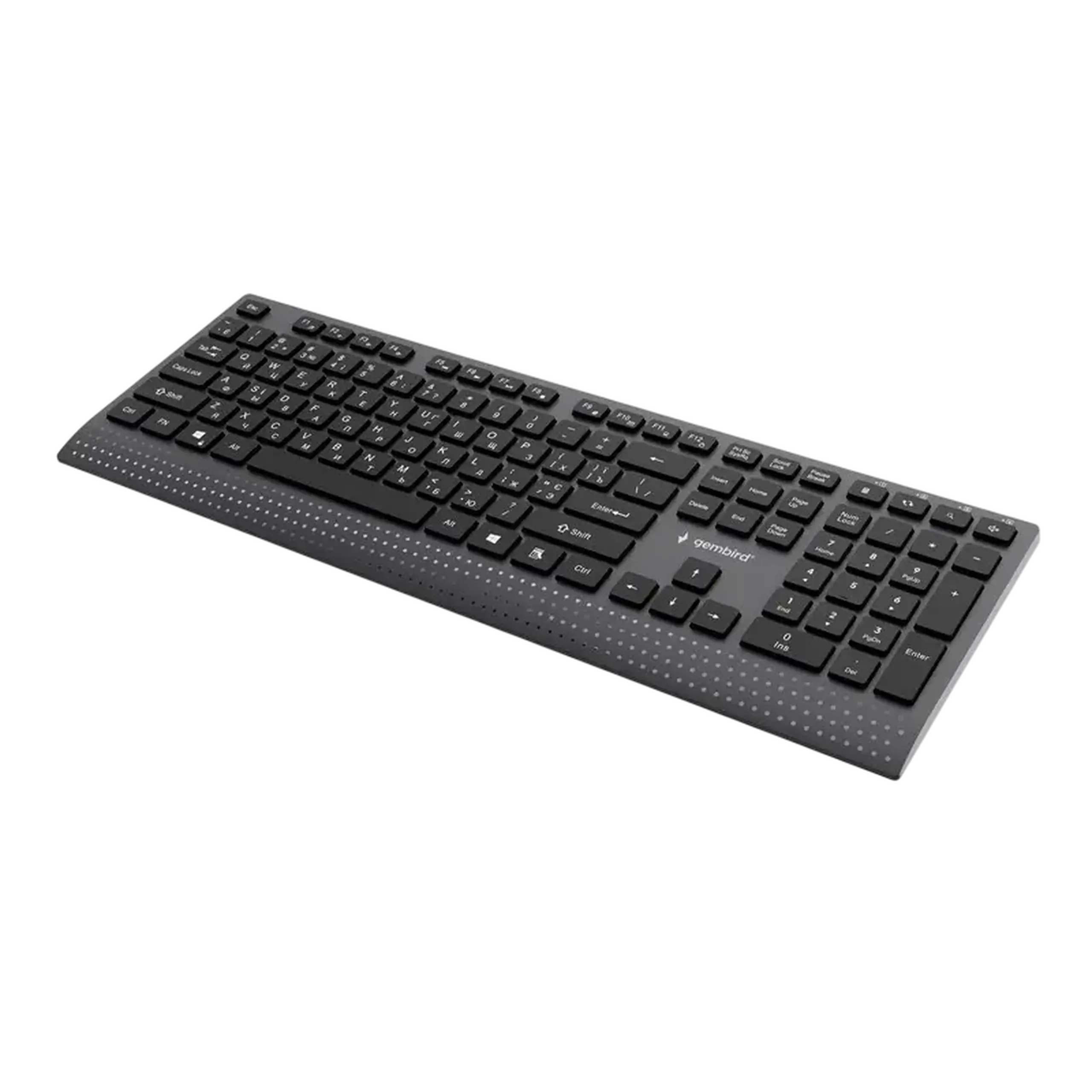 Tastatură Gembird KB-MCH-06-CYRL, Cu fir, Negru