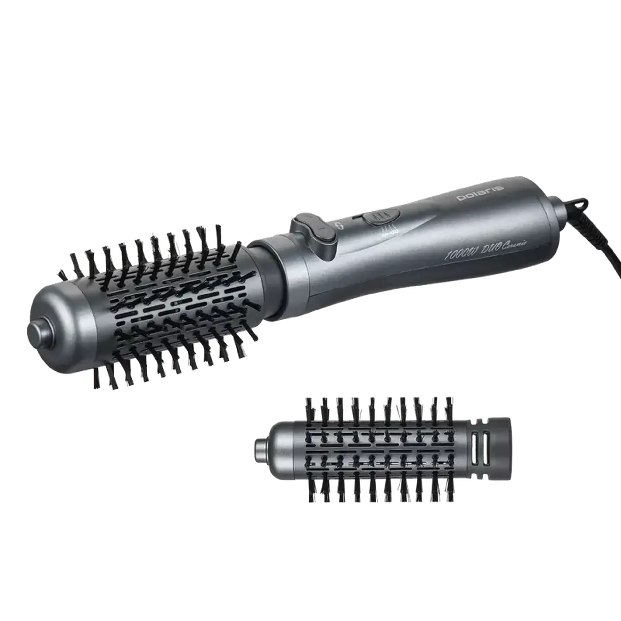 Uscător de păr-perie Polaris PHS 1020RK, 1000W, Grafit