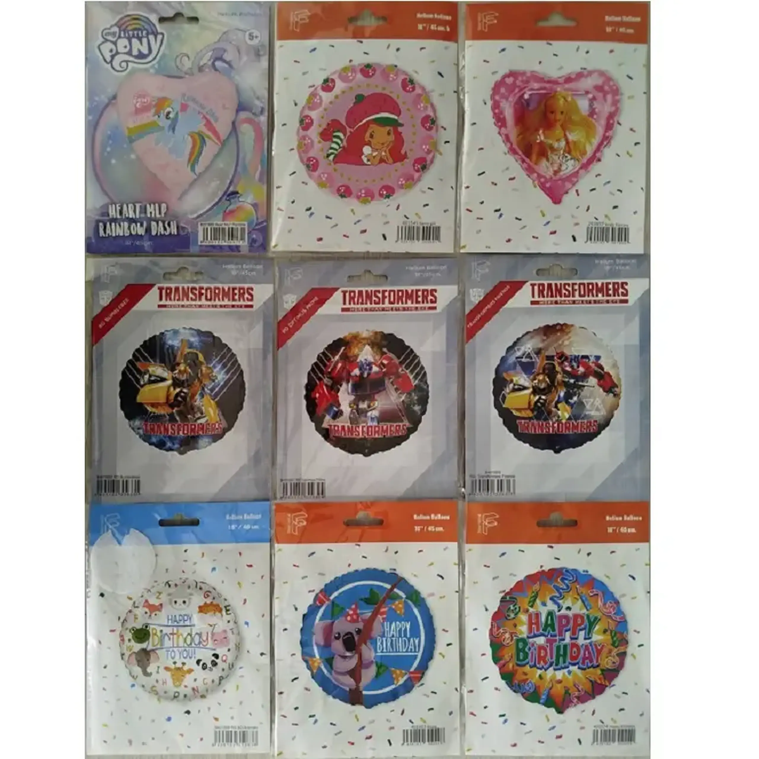 Balon cu heliu mix 45cm