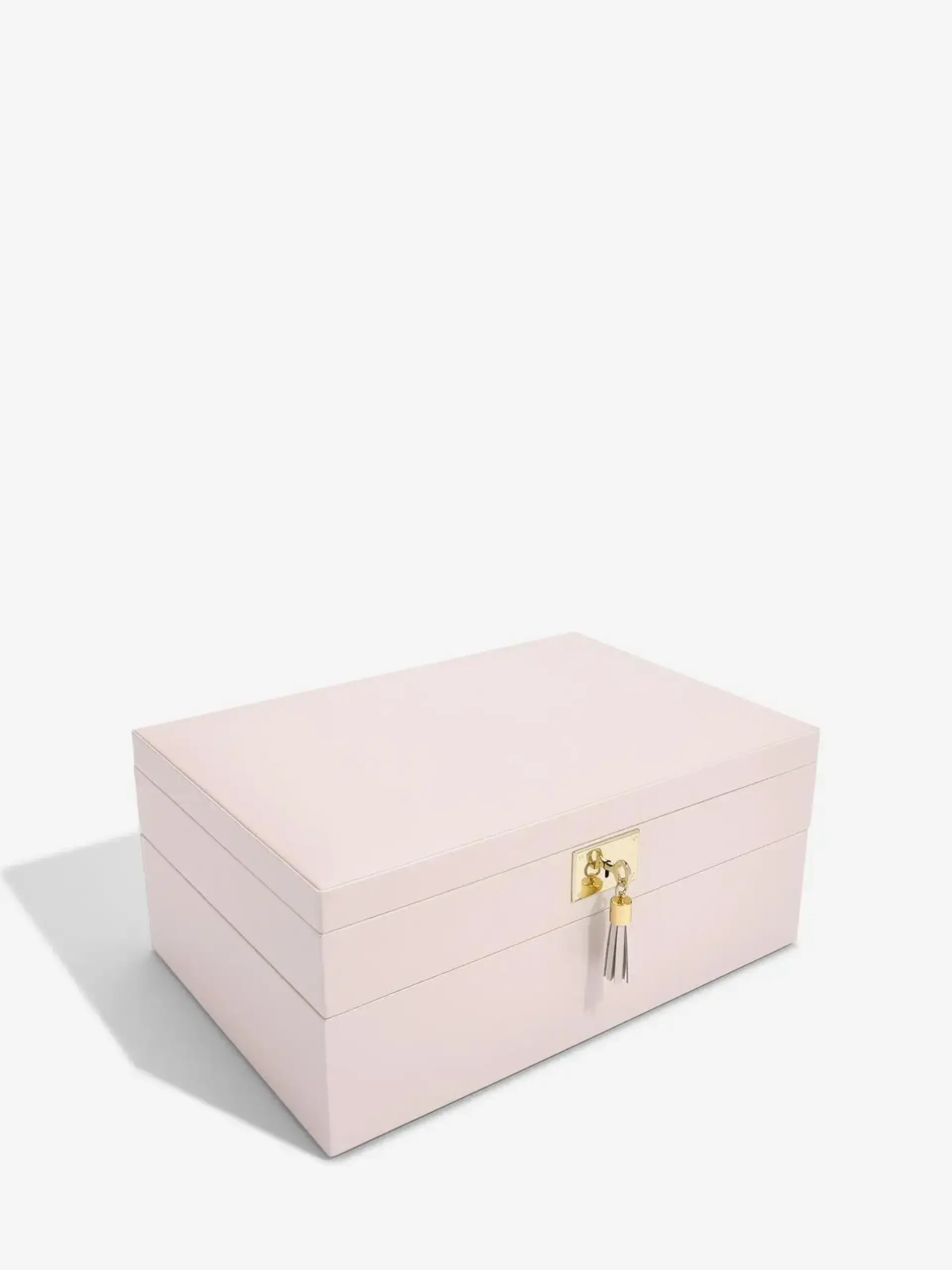 Cutie pentru bijuterie cu 2 nivele roz