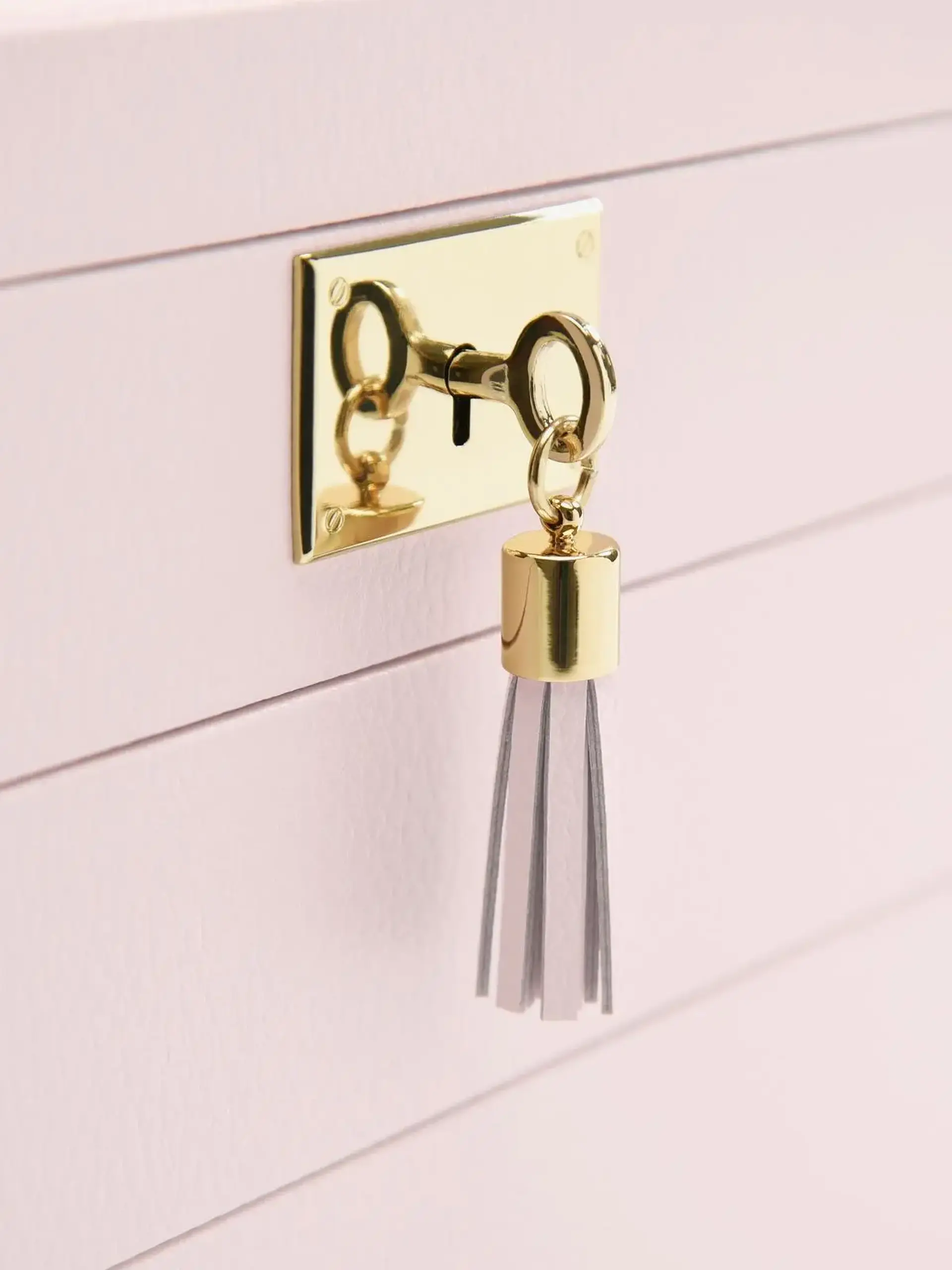 Cutie pentru bijuterie cu 2 nivele roz