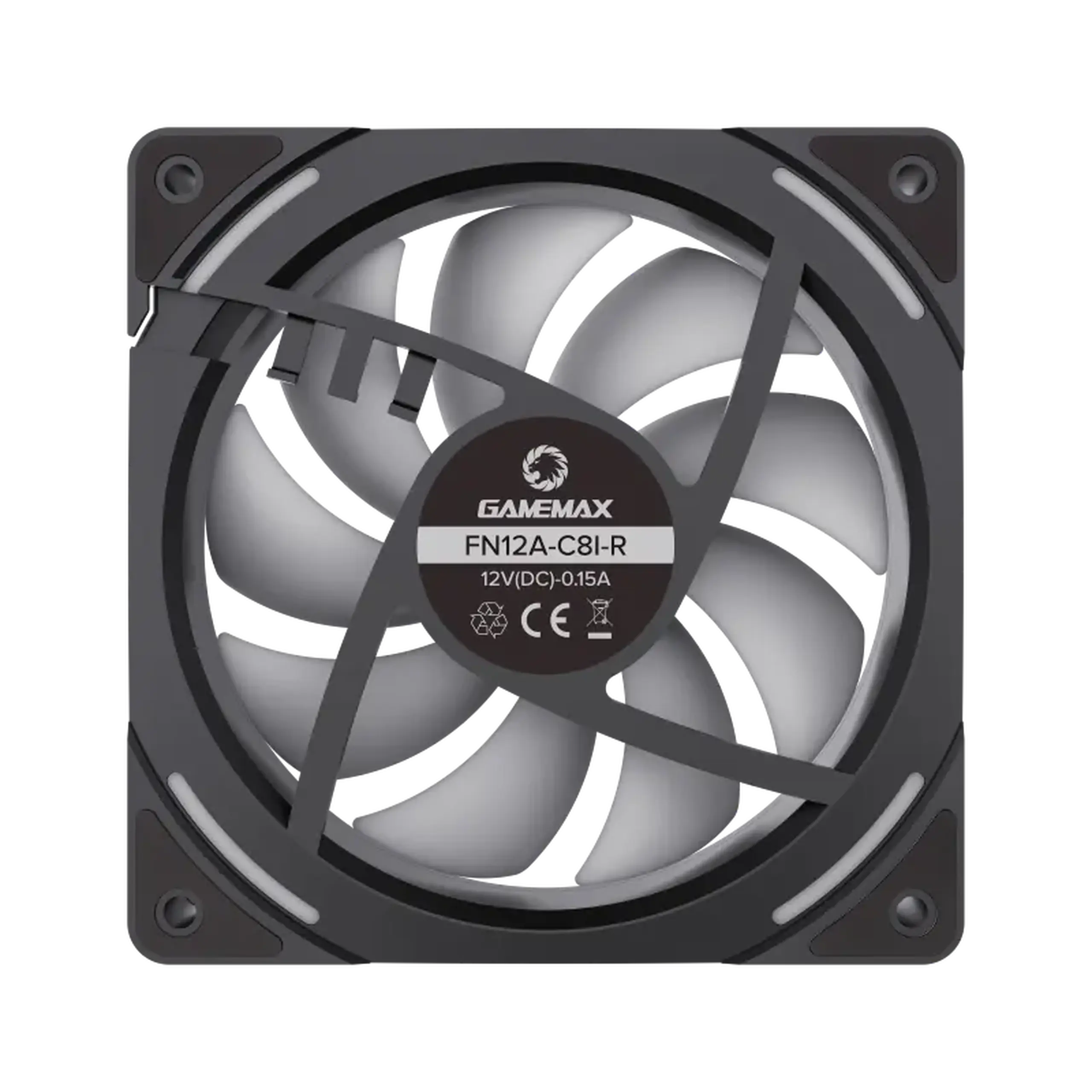 Ventilator PC Gamemax FN12A-C8I-R, 120 mm