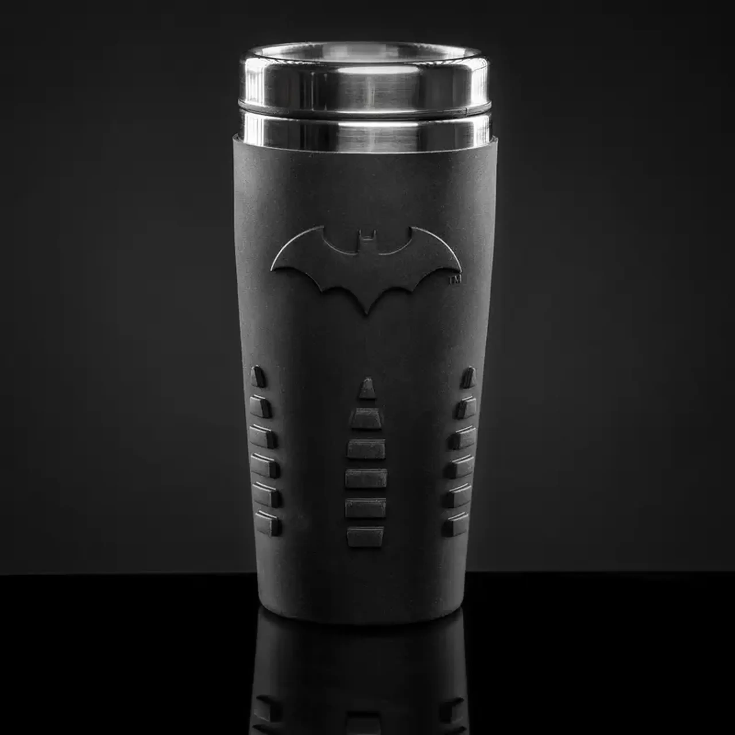 Cană termos Paladone DC Batman V2, 0,45L, Negru