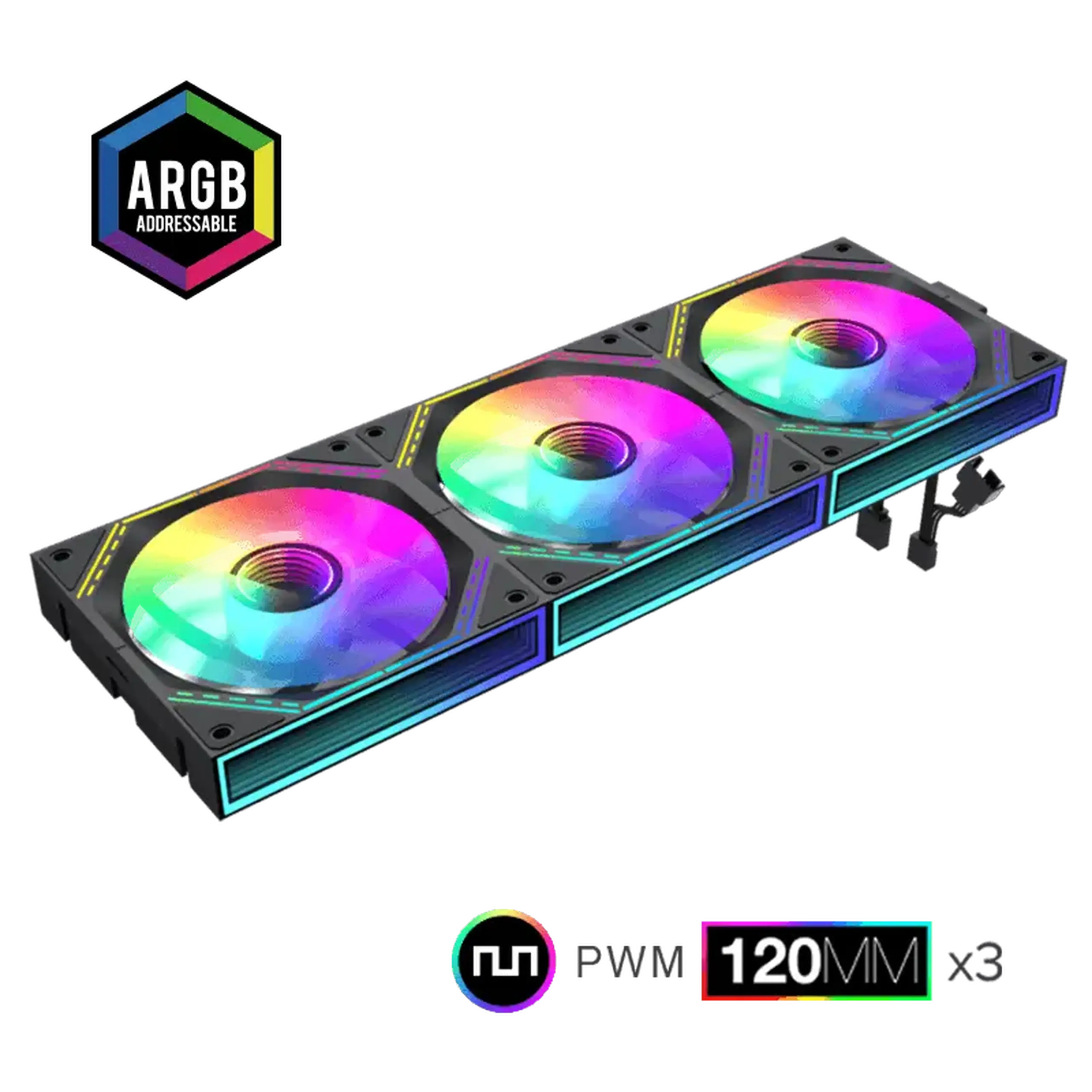 Ventilator PC Gamemax FN12A-S3I-R, 120 mm
