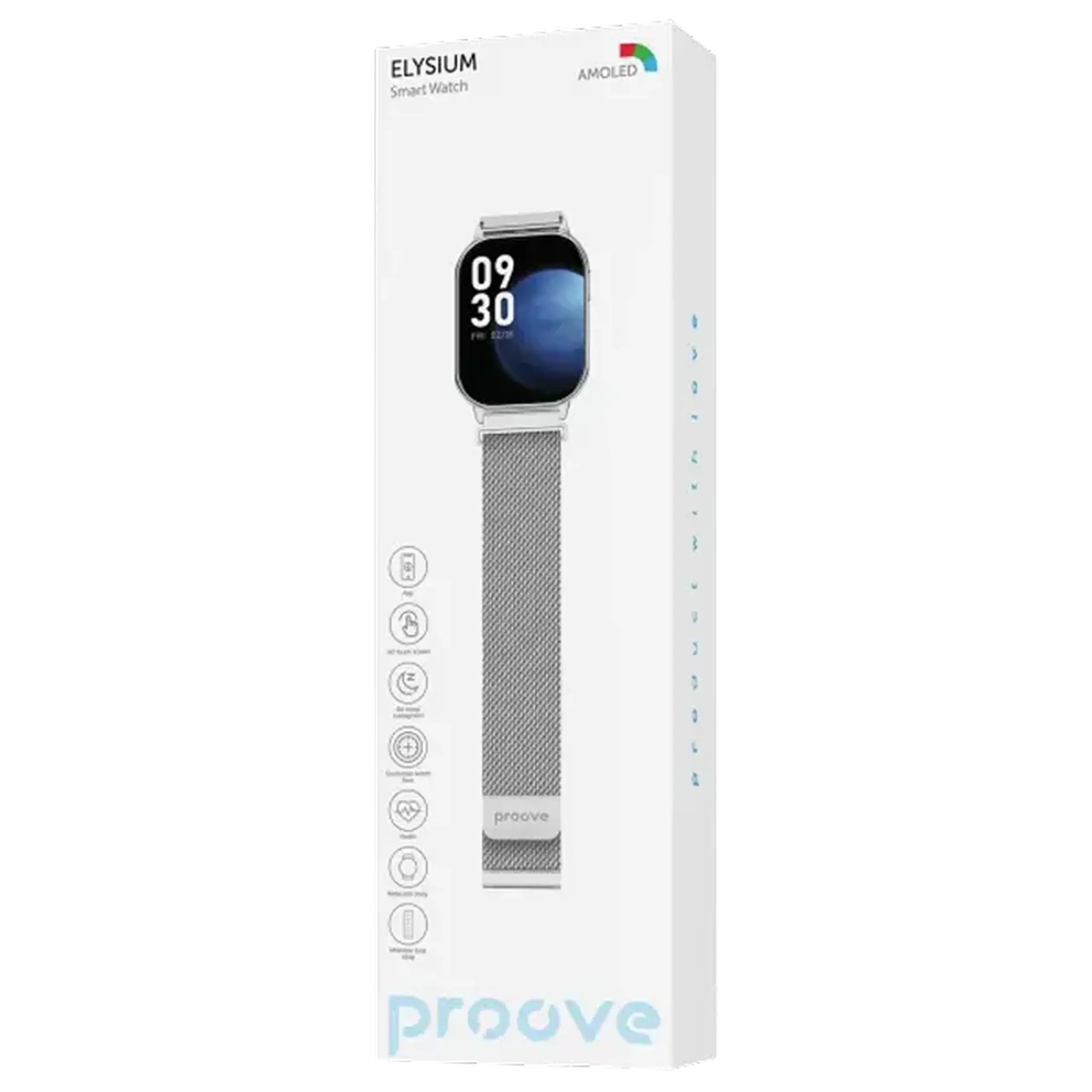 Ceas inteligent Hoco Elysium, Silver Glossy