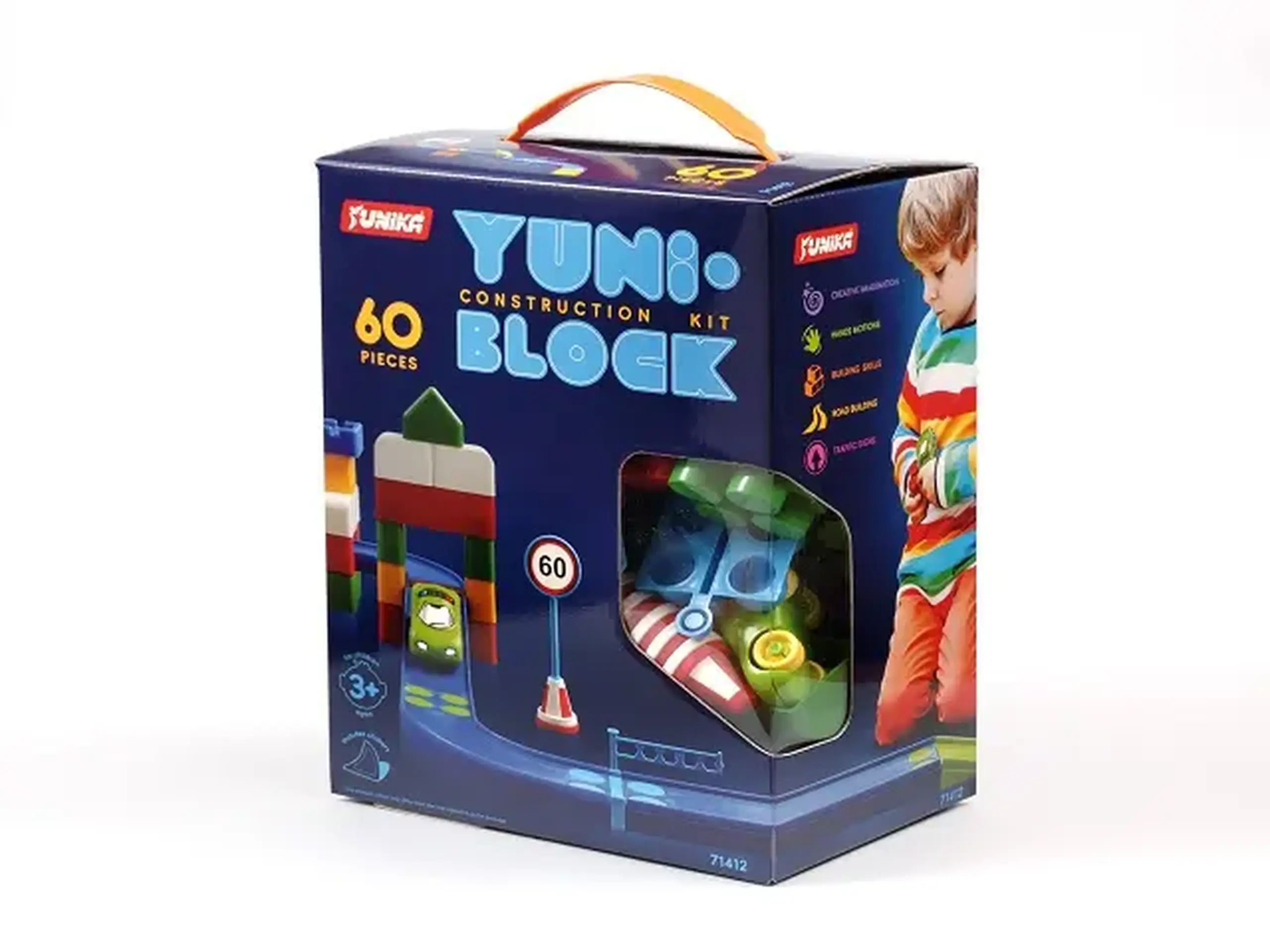 Constructor YUNI-BLOK 60 pcs (cutie) 33 032