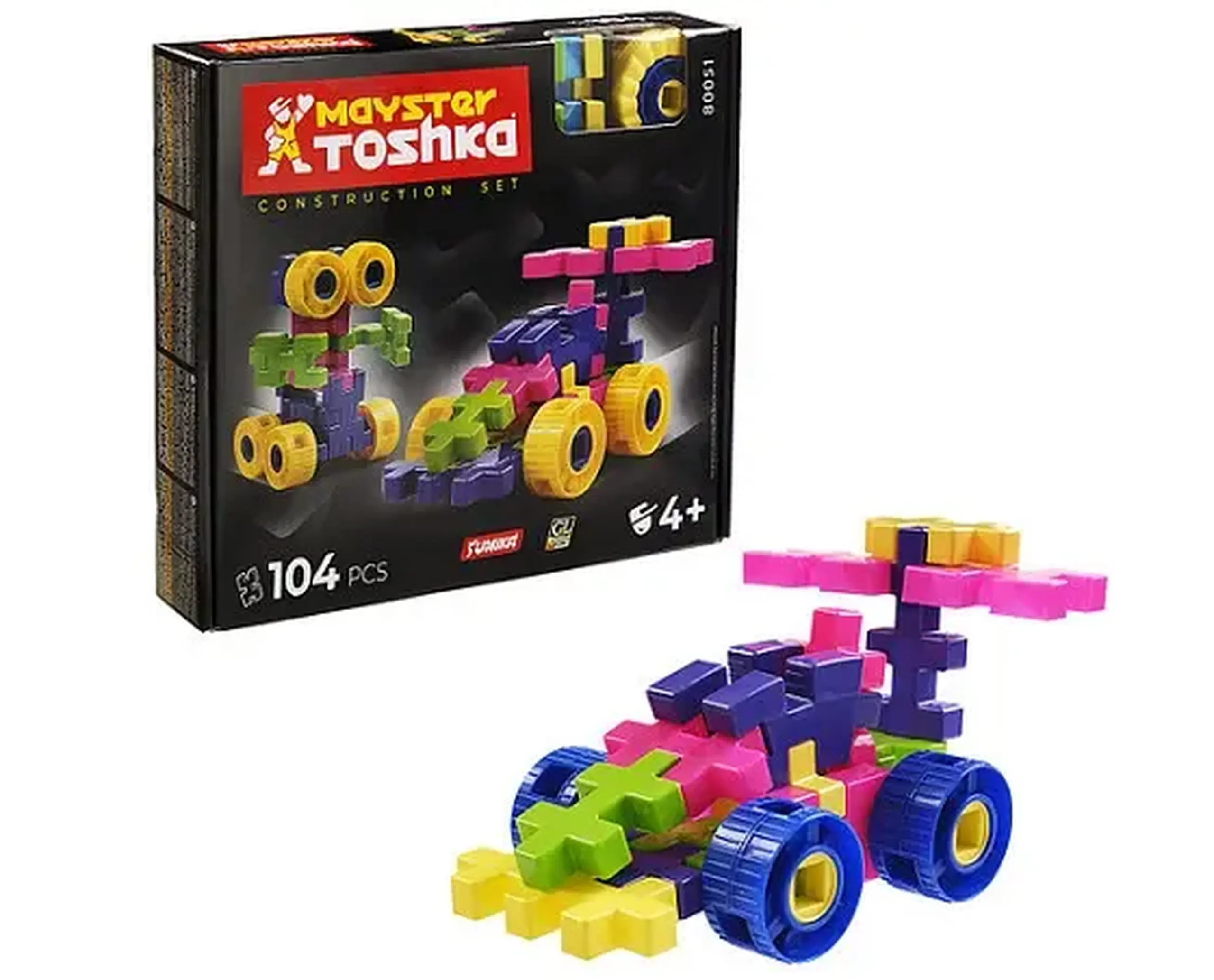 Constructor Mayster Toshka 104 pcs (сutie)