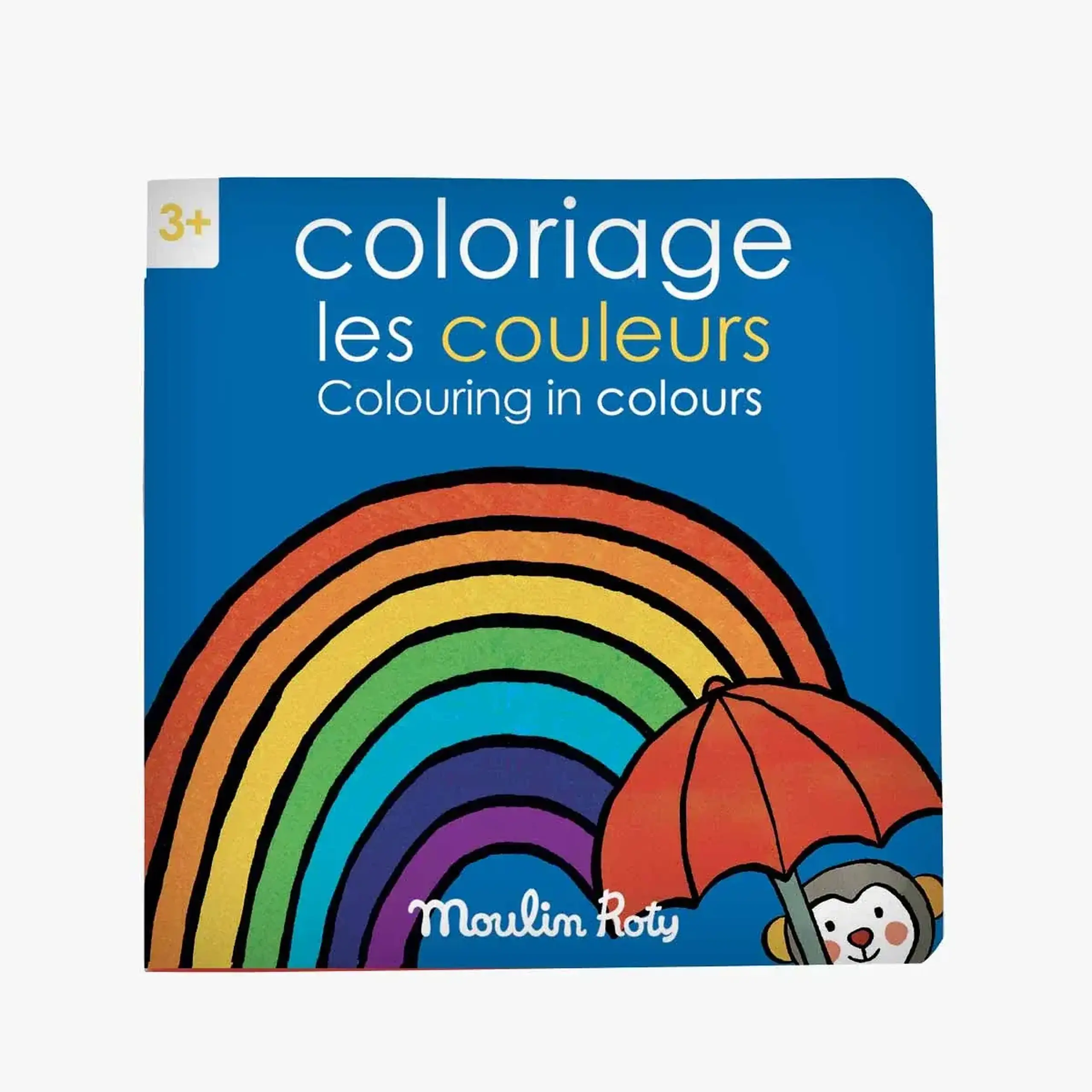 Carte de colorat „Culorile”, Les Popipop — Moulin Roty