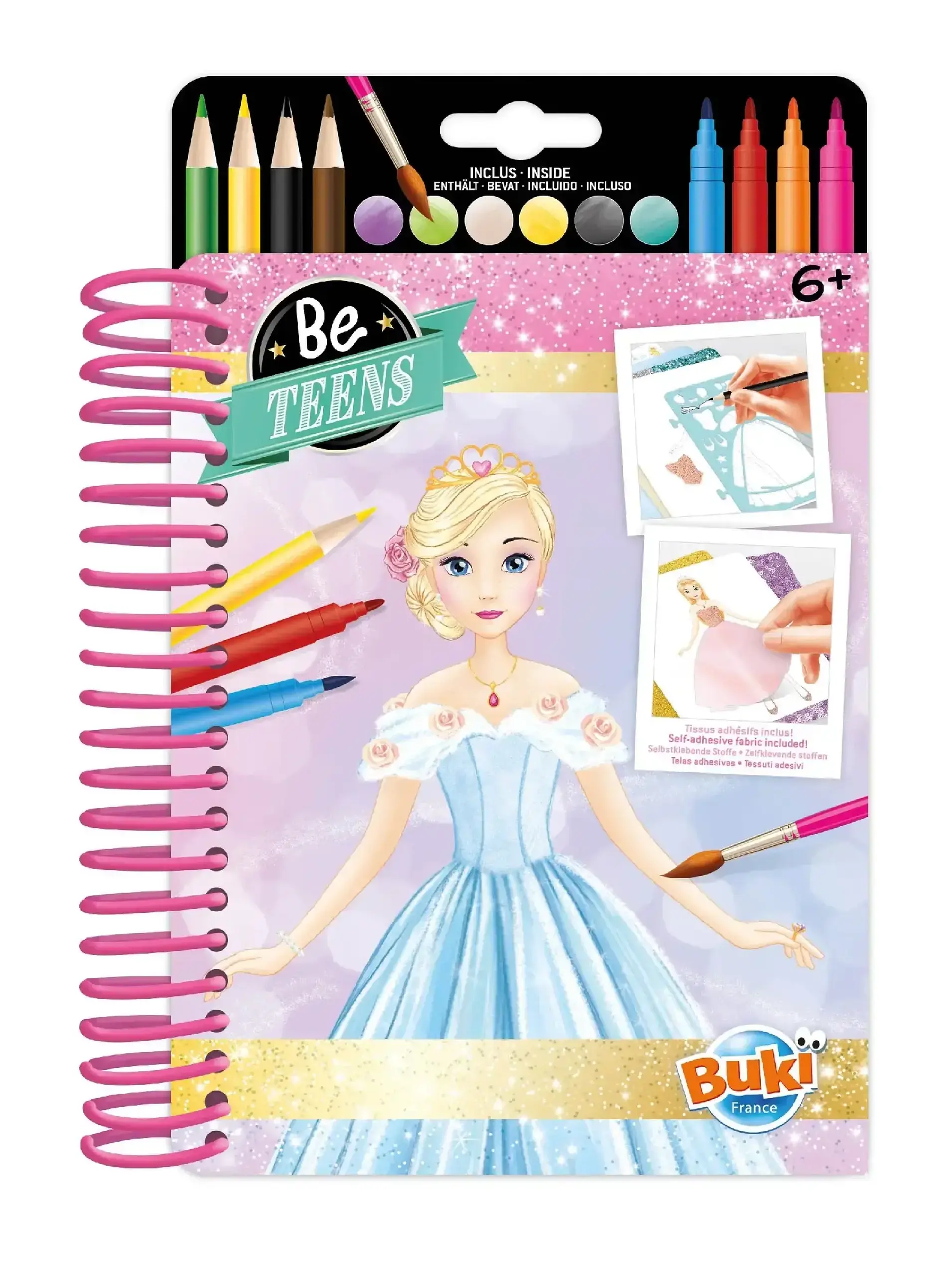 Carnet de modă cu șabloane și accesorii — Buki - Rochii de seară