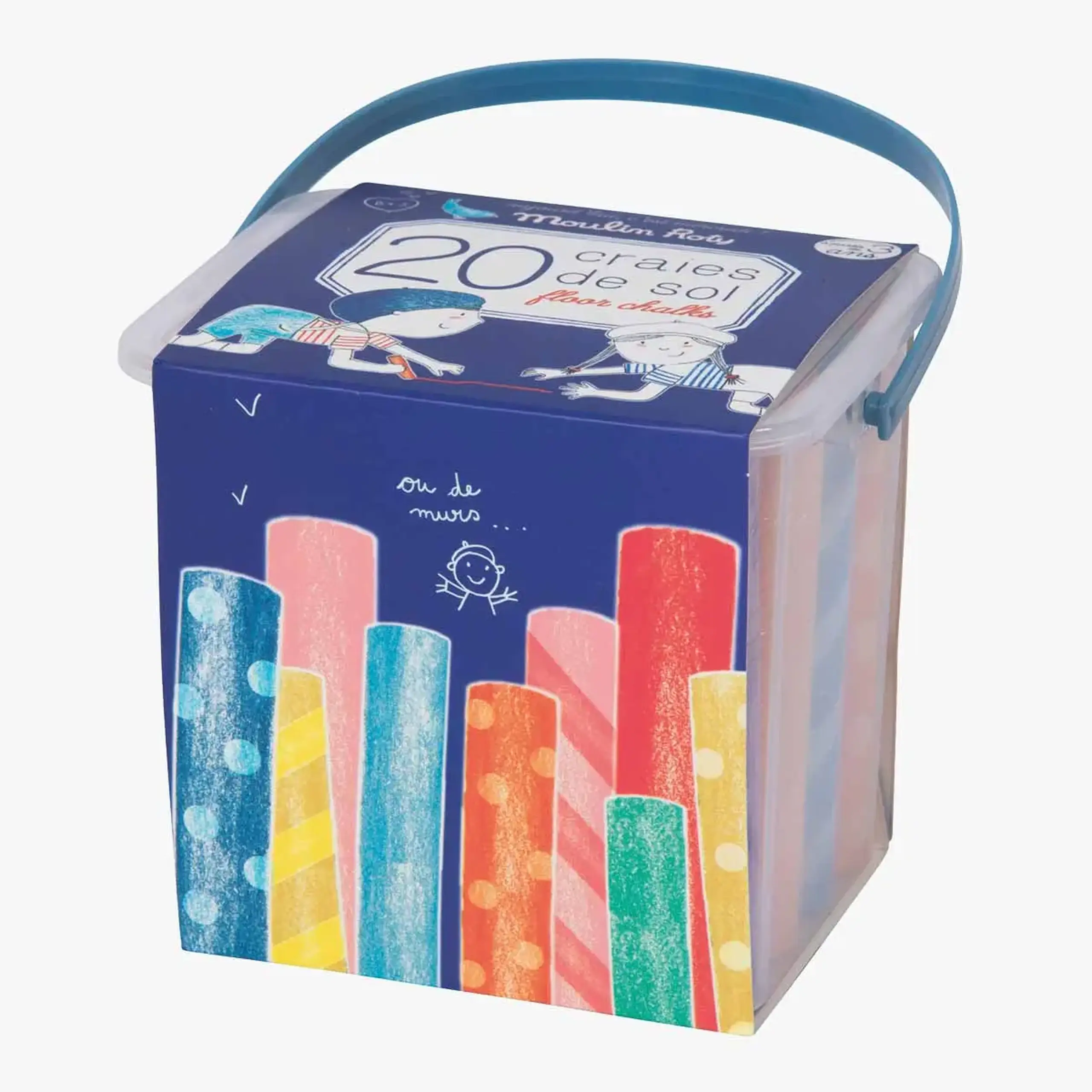 Set de 20 de crete pentru asfalt — Moulin Roty