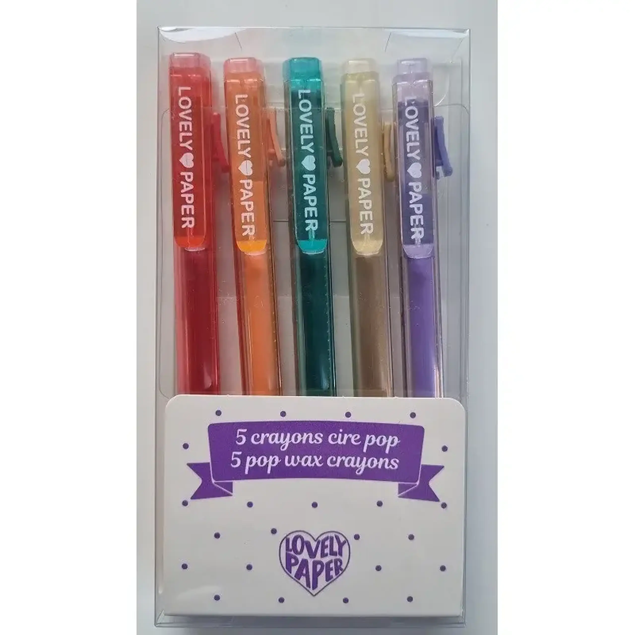 Set de 5 creioane cerate Pop — Djeco