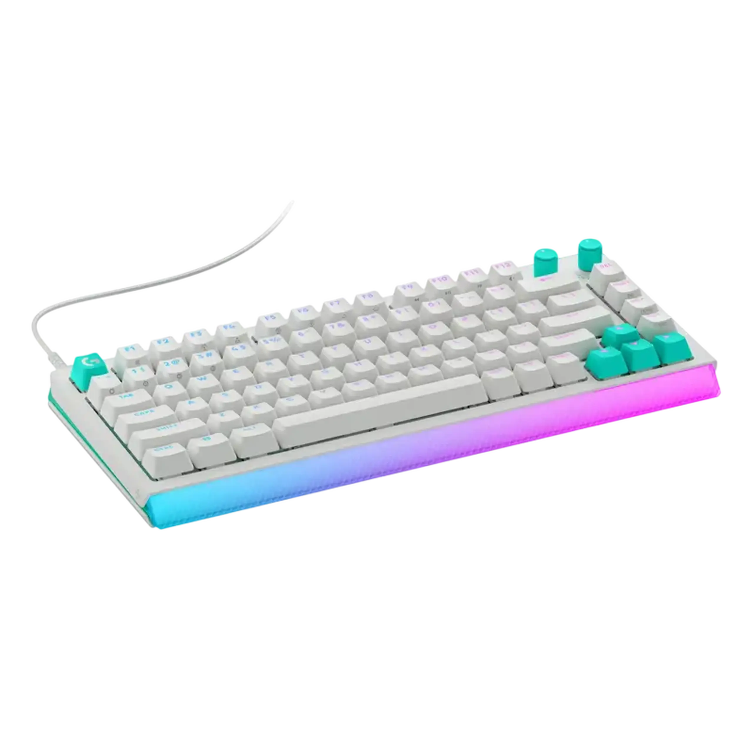 Tastatură Logitech G512 X 75, Cu fir, Alb